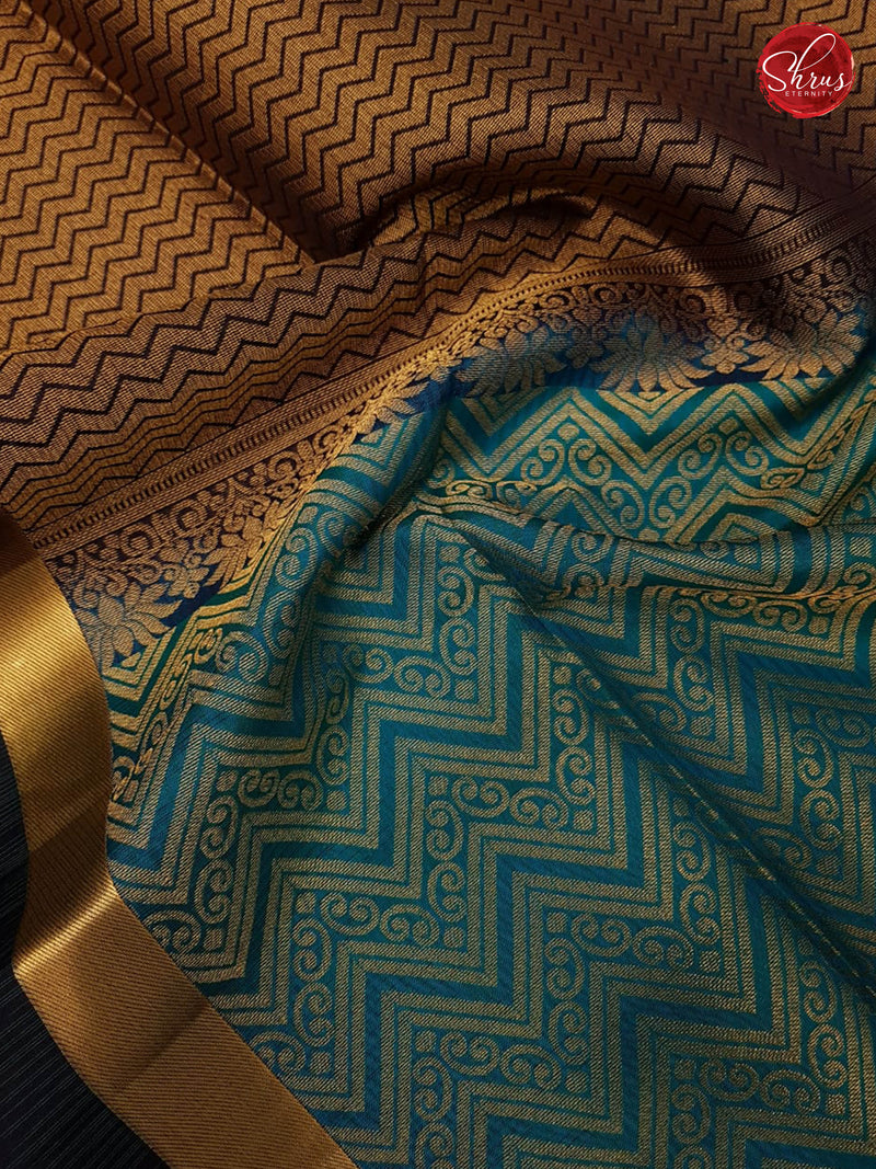 Teal Blue & Navy Blue - Soft Silk - Shop on ShrusEternity.com