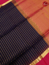 Navy Blue & Majenta - Soft Silk - Shop on ShrusEternity.com