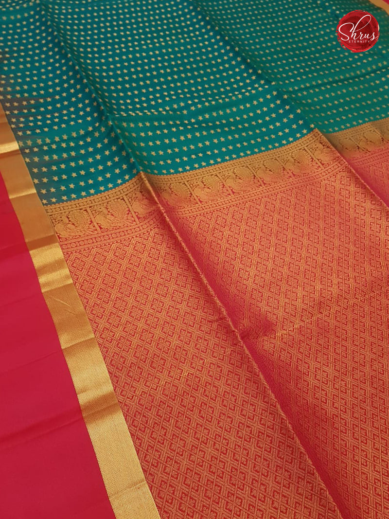 Rama Green & Pink - Soft Silk - Shop on ShrusEternity.com