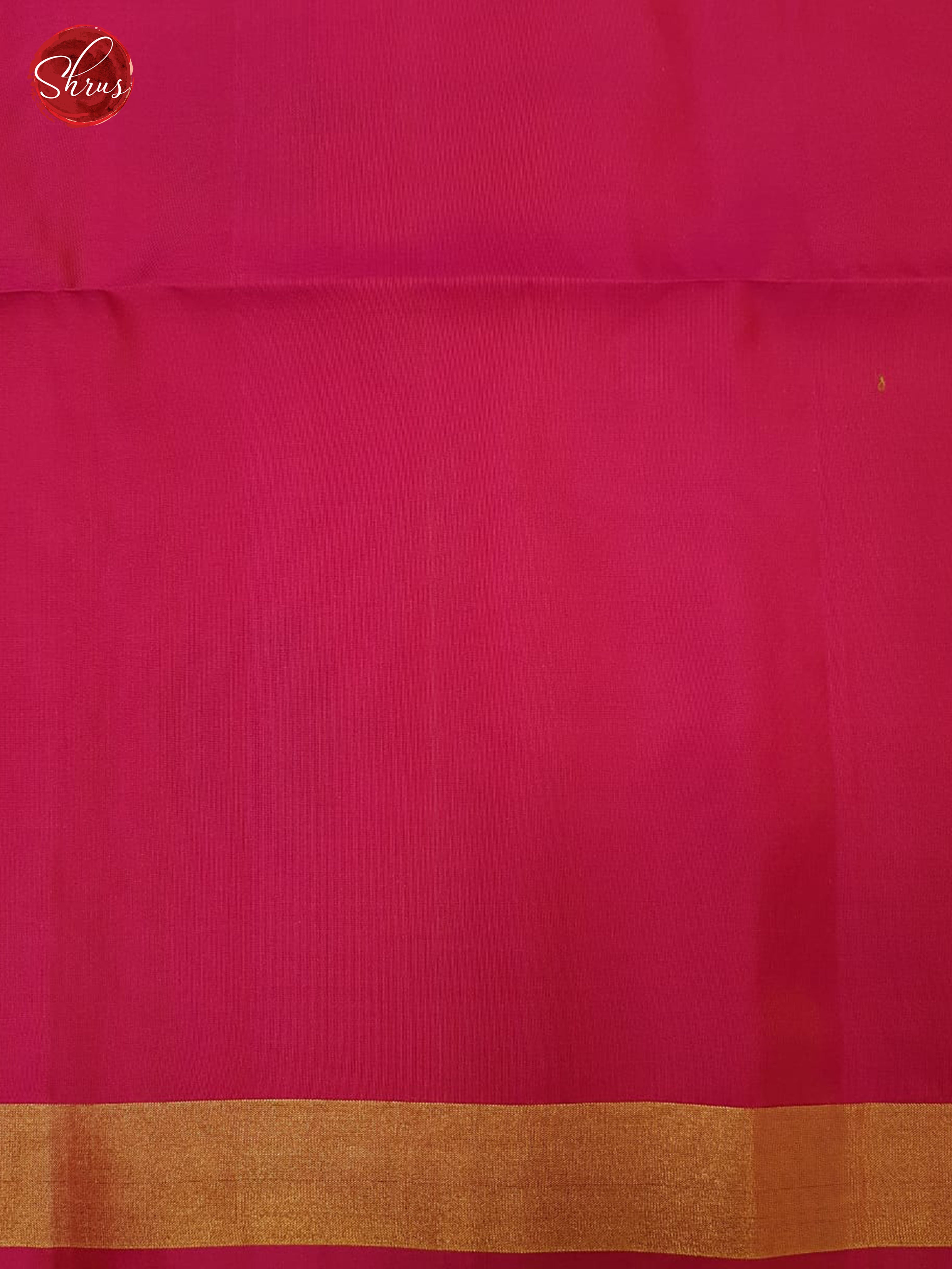 Blue & Pink - Soft Silk with Border & Gold zari - Shop on ShrusEternity.com