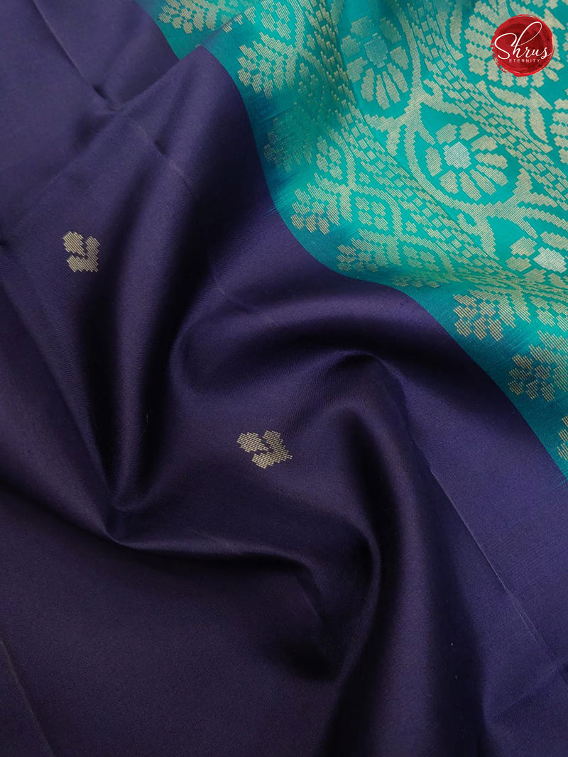 Navy Blue & Teal - Soft Silk - Shop on ShrusEternity.com
