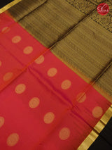 Orangish Pink & Black - Soft Silk - Shop on ShrusEternity.com