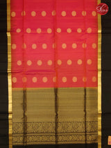 Orangish Pink & Black - Soft Silk - Shop on ShrusEternity.com