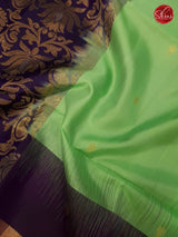 Pista Green & Violet - Soft Silk - Shop on ShrusEternity.com