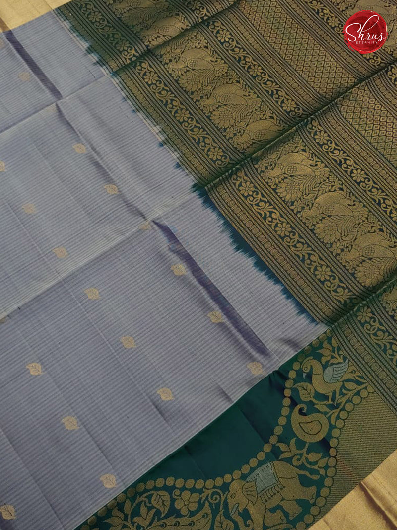 Blue & Peacock Blue  - Soft Silk - Shop on ShrusEternity.com