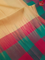 Cream & Multicolor - Soft Silk - Shop on ShrusEternity.com