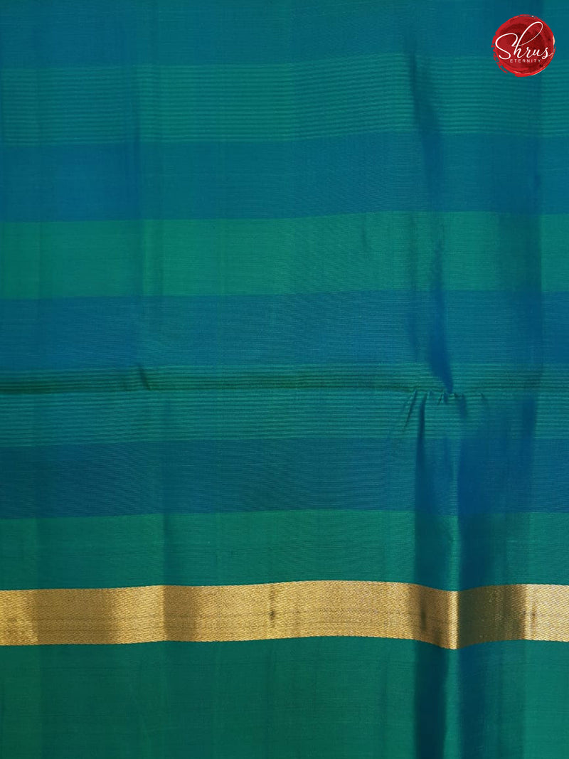 Mango Yellow & Teal Blue - Soft Silk - Shop on ShrusEternity.com