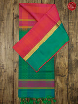 Orangish Pink & Teal Green - Soft Silk - Shop on ShrusEternity.com