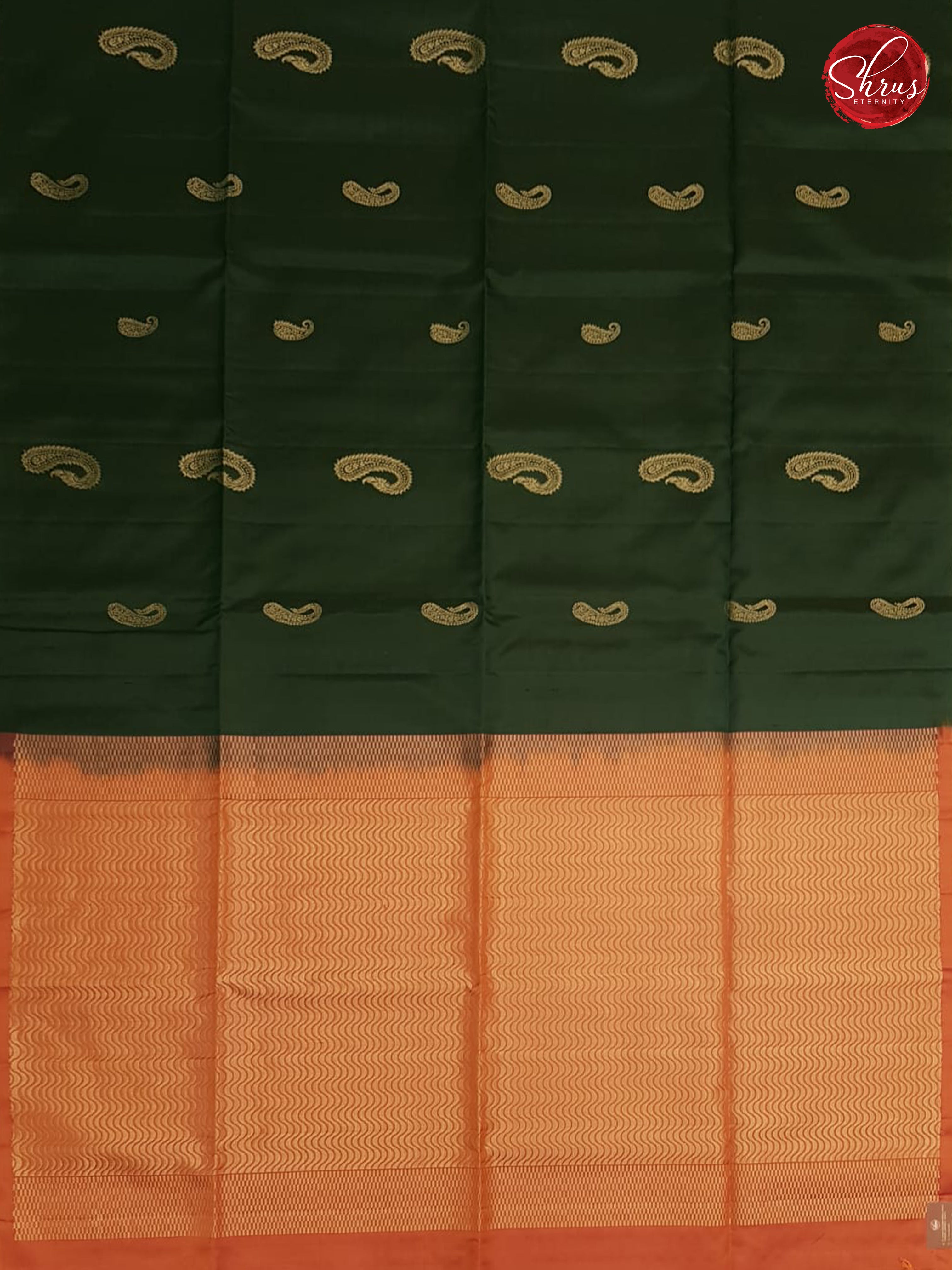 Dark Green &   Orange - Soft Silk - Shop on ShrusEternity.com