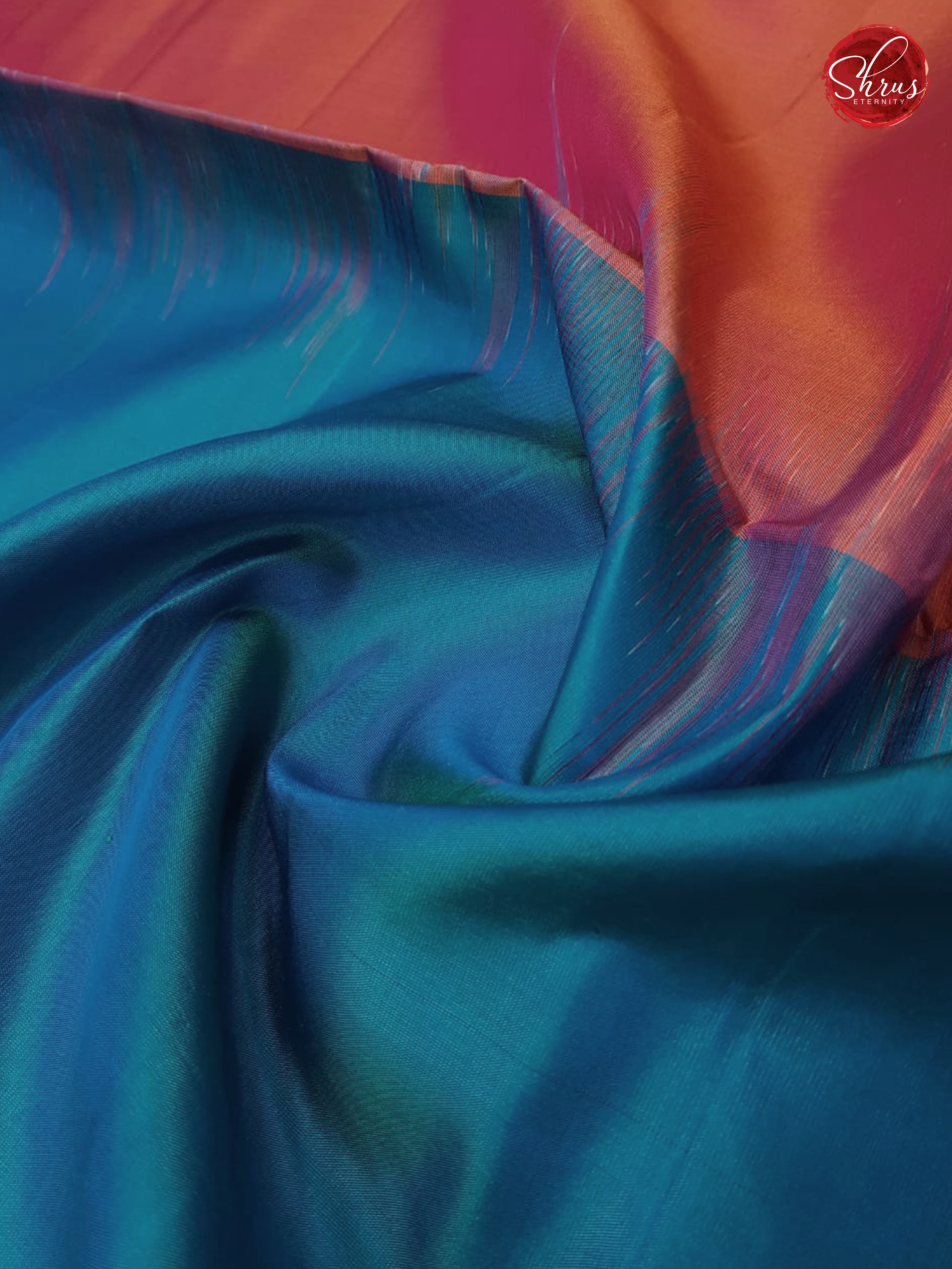 Teal Blue & Pink - Soft Silk - Shop on ShrusEternity.com