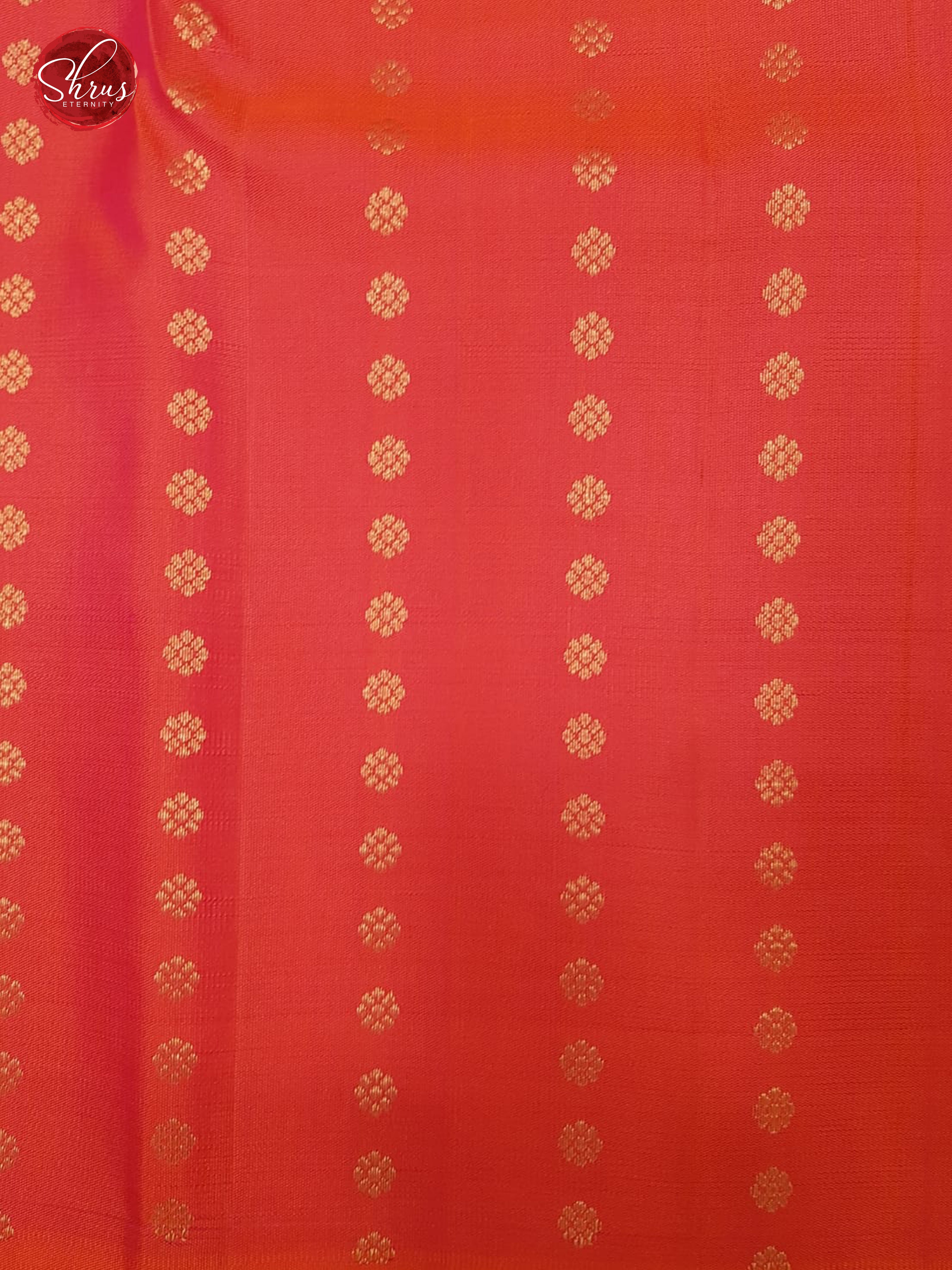 Dark blue and Orangish pink - soft silk - Shop on ShrusEternity.com