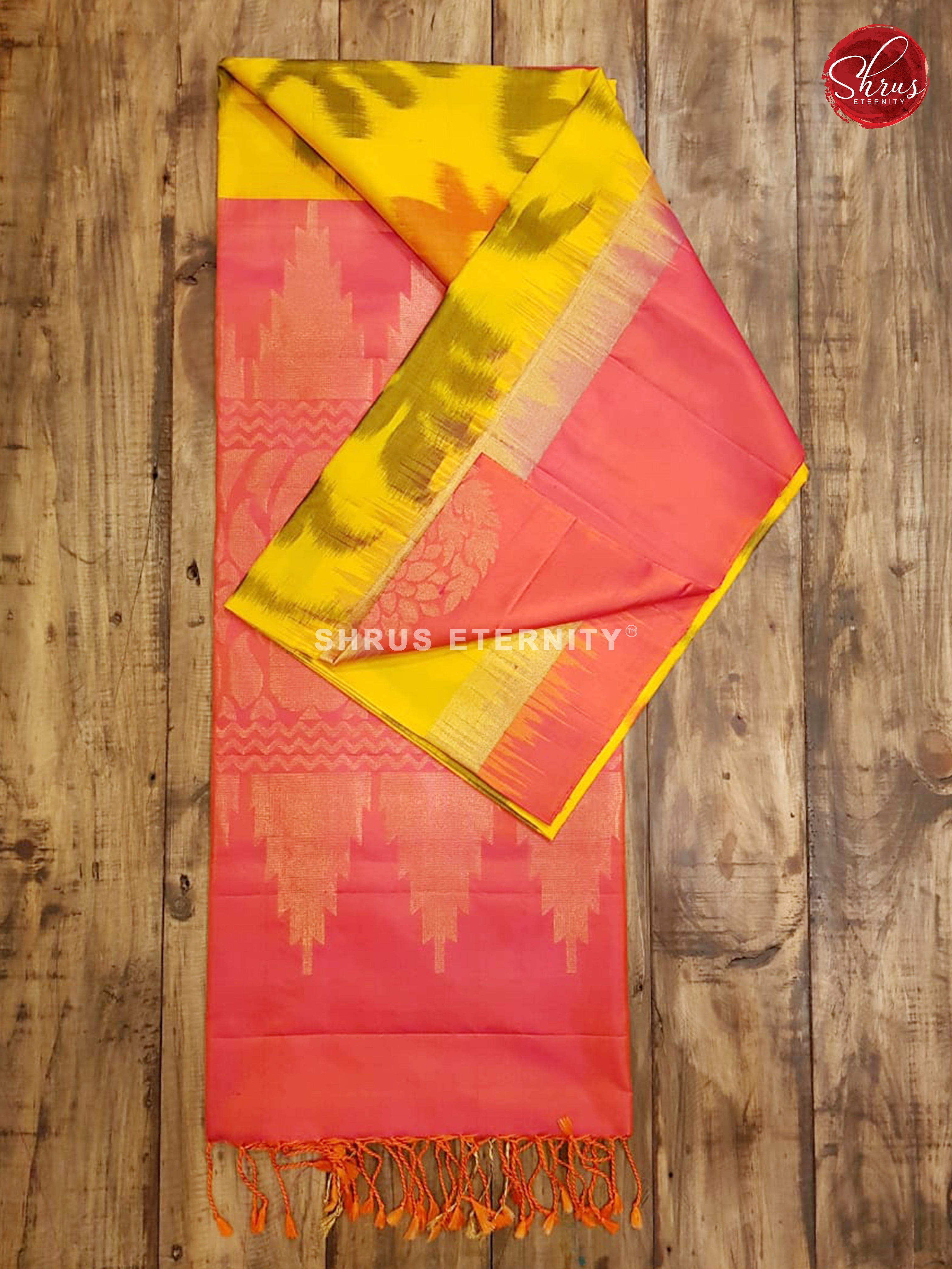 Yellow  & Pink - Soft Silk - Shop on ShrusEternity.com