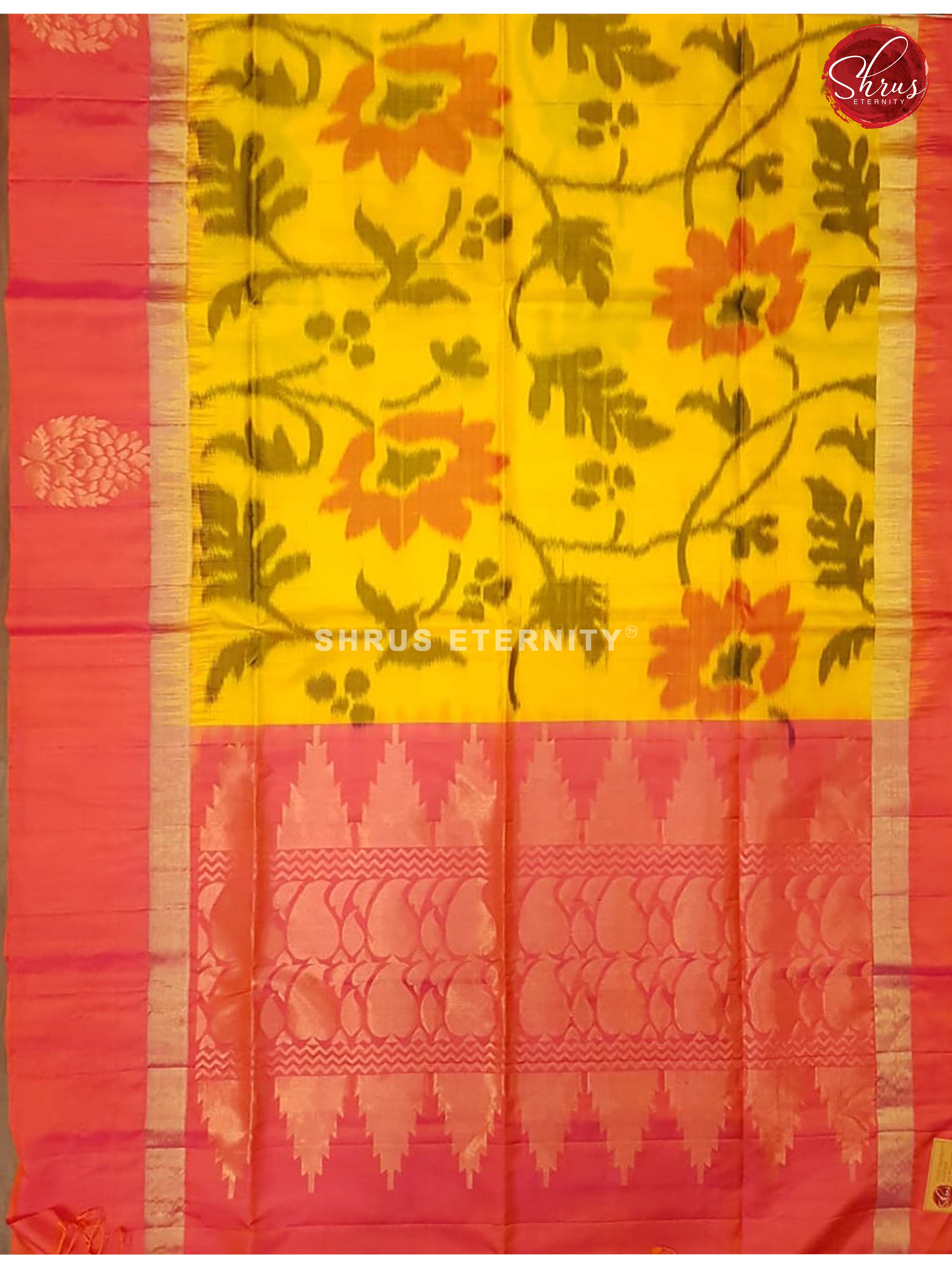 Yellow  & Pink - Soft Silk - Shop on ShrusEternity.com