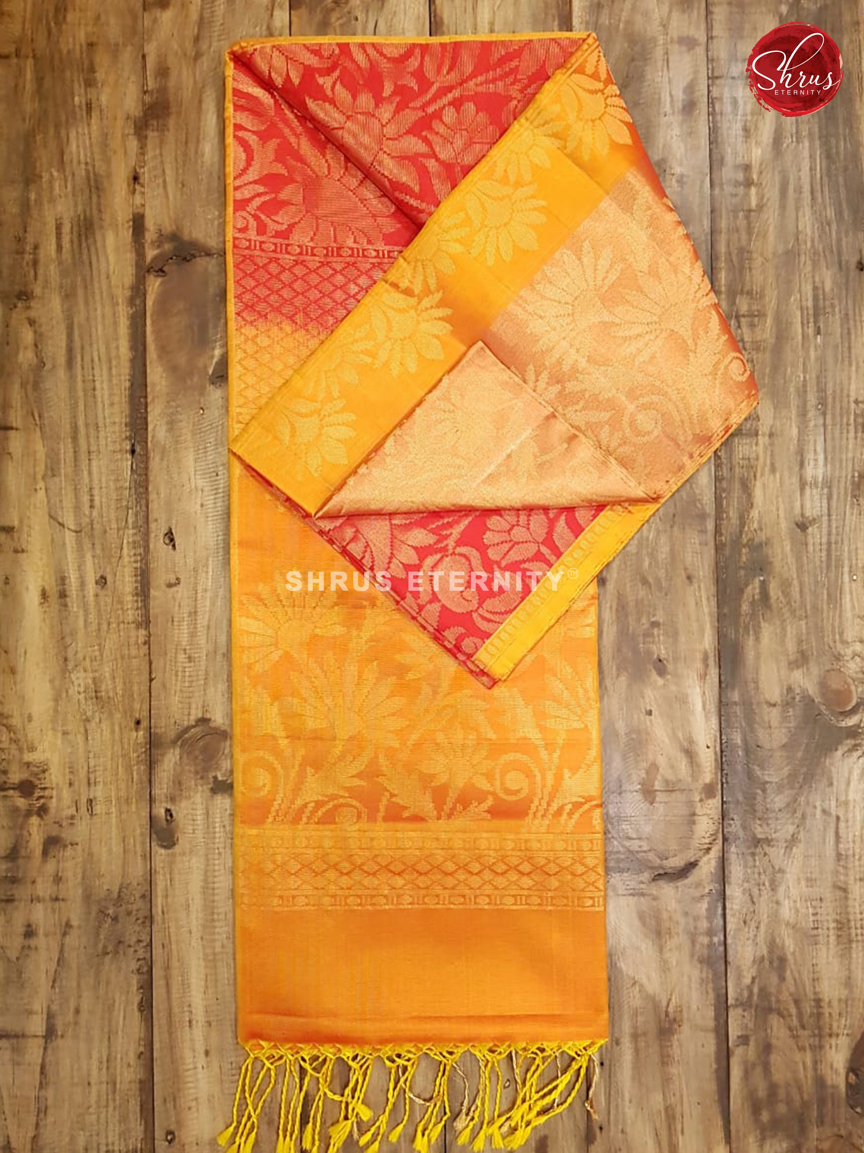 Red & Golden Yellow - Soft Silk - Shop on ShrusEternity.com