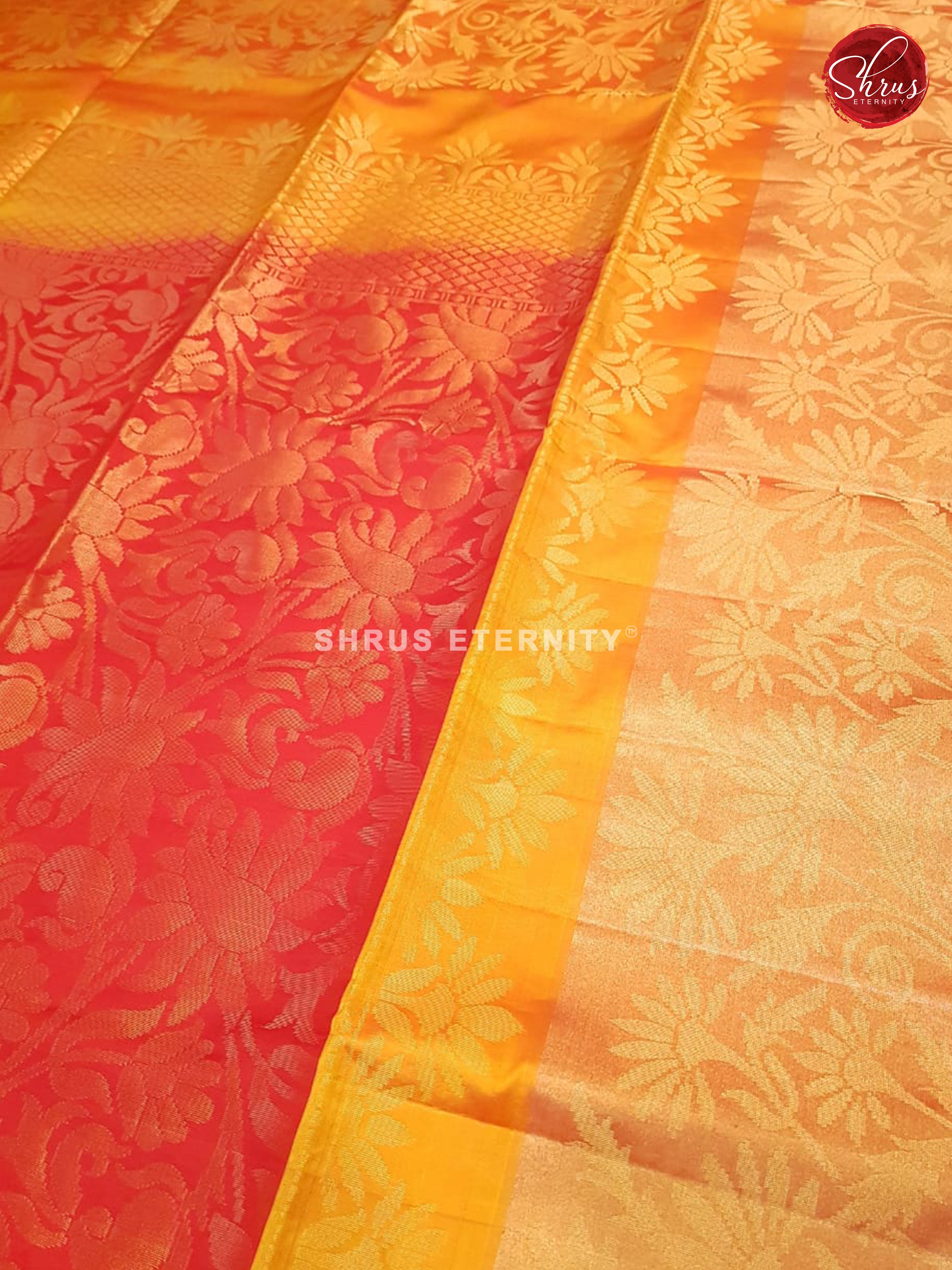 Red & Golden Yellow - Soft Silk - Shop on ShrusEternity.com