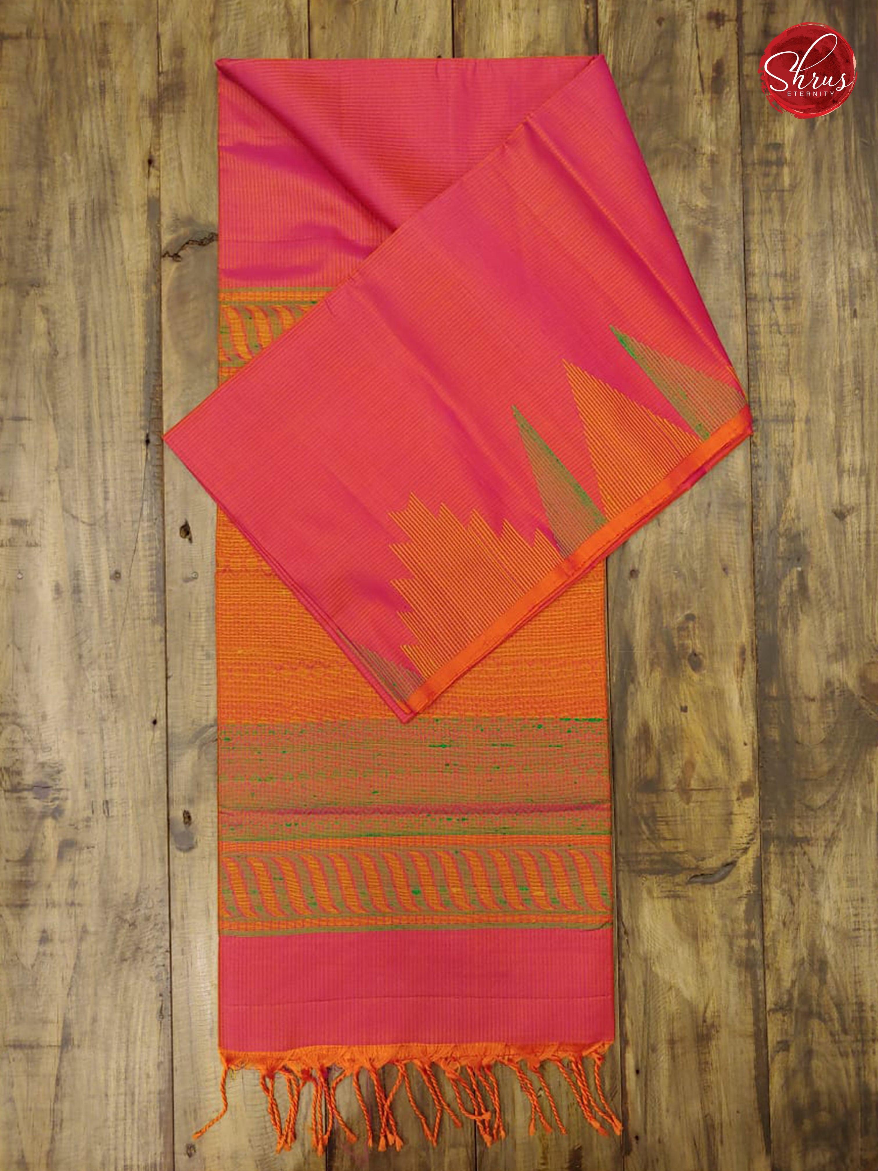 Orangish Pink & Orange - Soft Silk - Shop on ShrusEternity.com