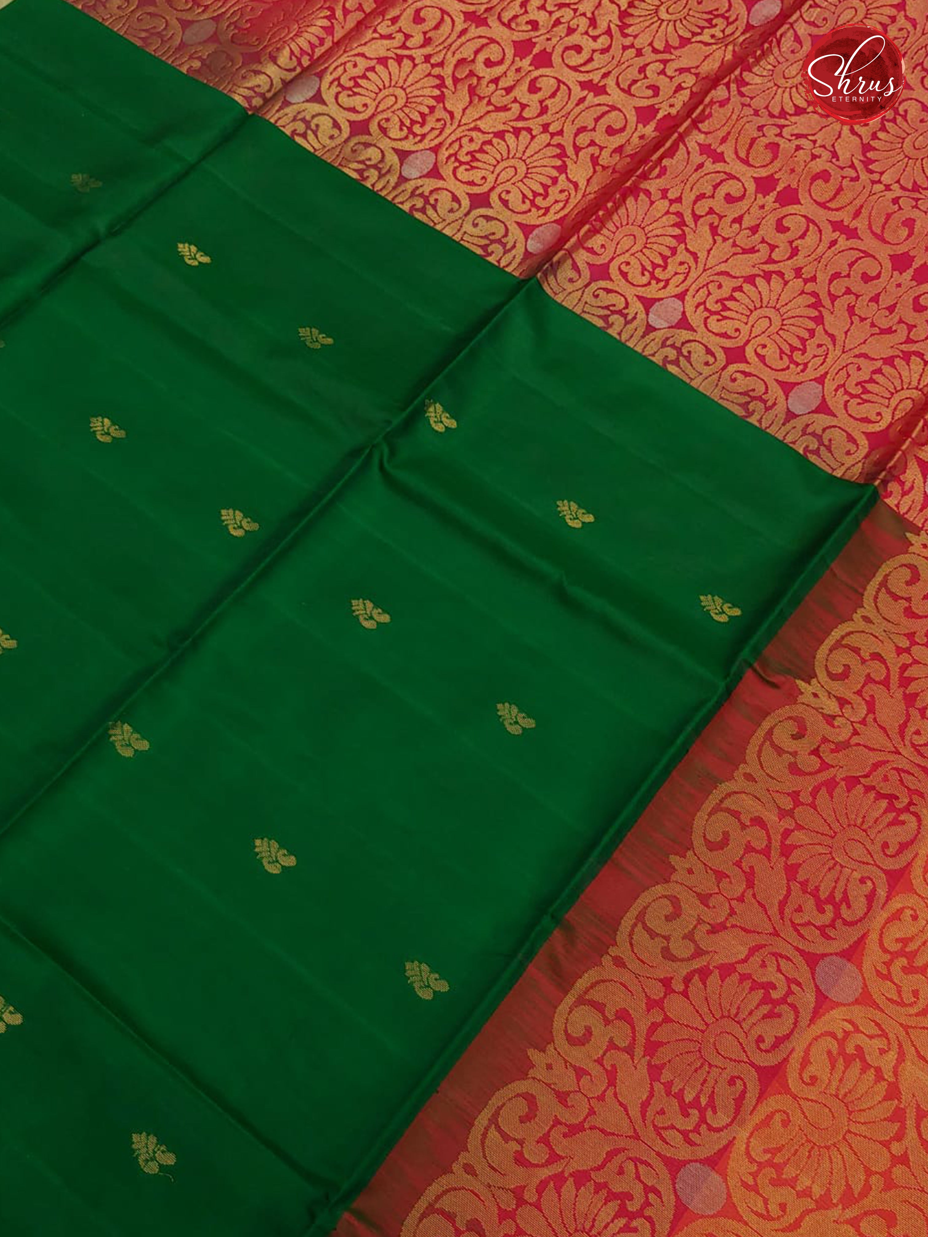 Green & Majenta Pink - Soft Silk - Shop on ShrusEternity.com