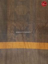 Metallic Blue & Grey  - Silk Cotton - Shop on ShrusEternity.com