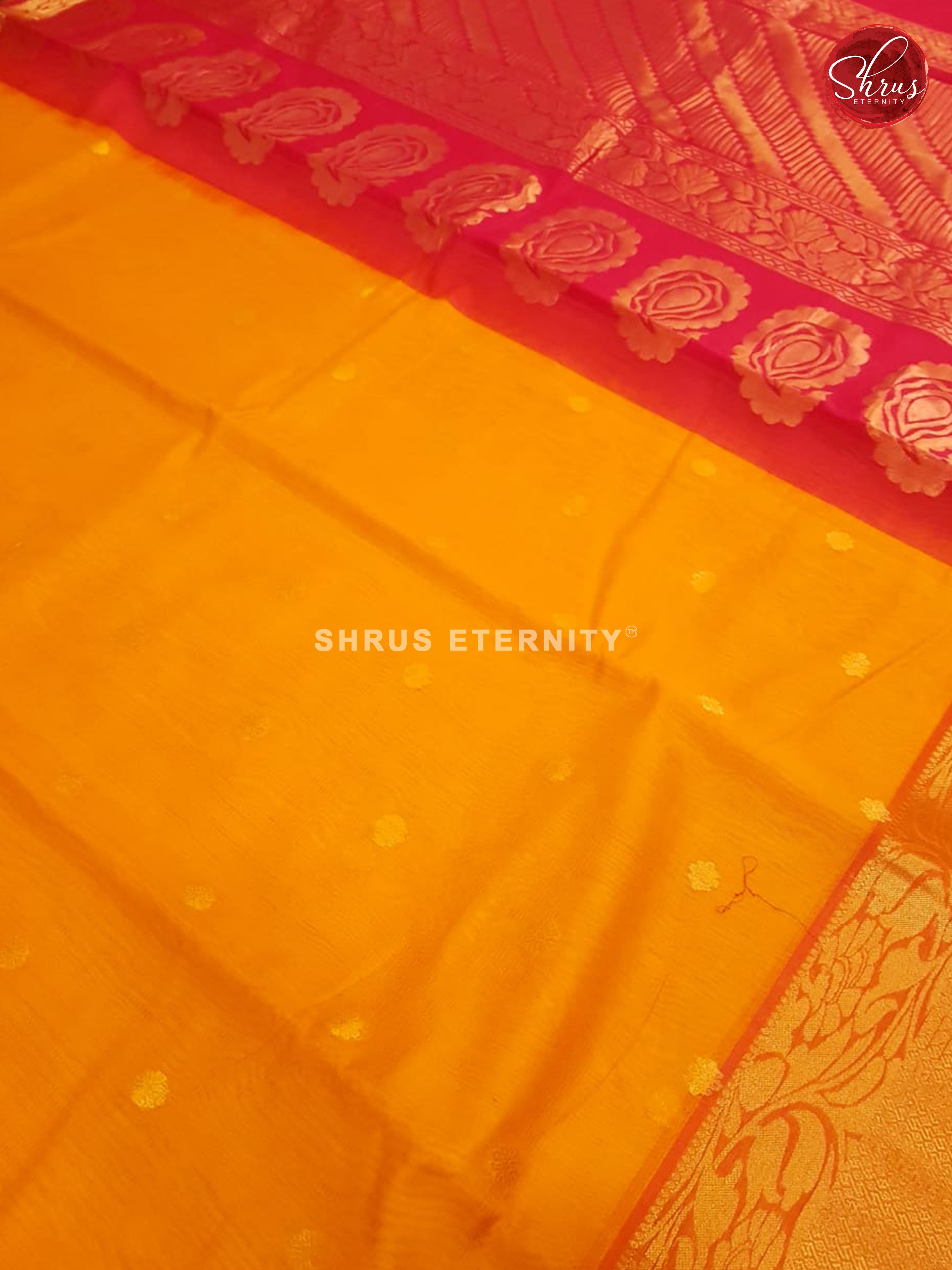 Mustard & Pink- Silk Cotton - Shop on ShrusEternity.com