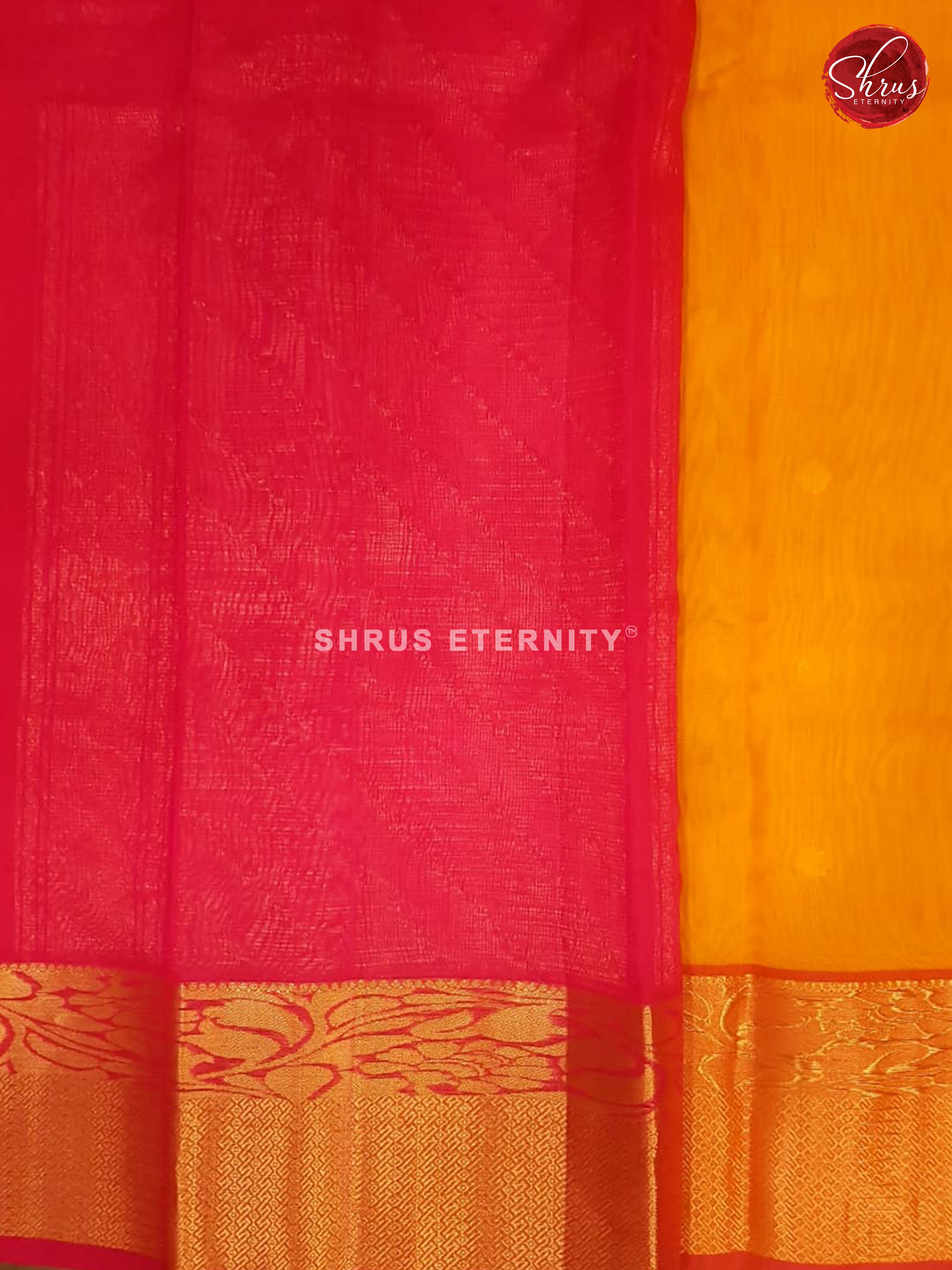 Mustard & Pink- Silk Cotton - Shop on ShrusEternity.com