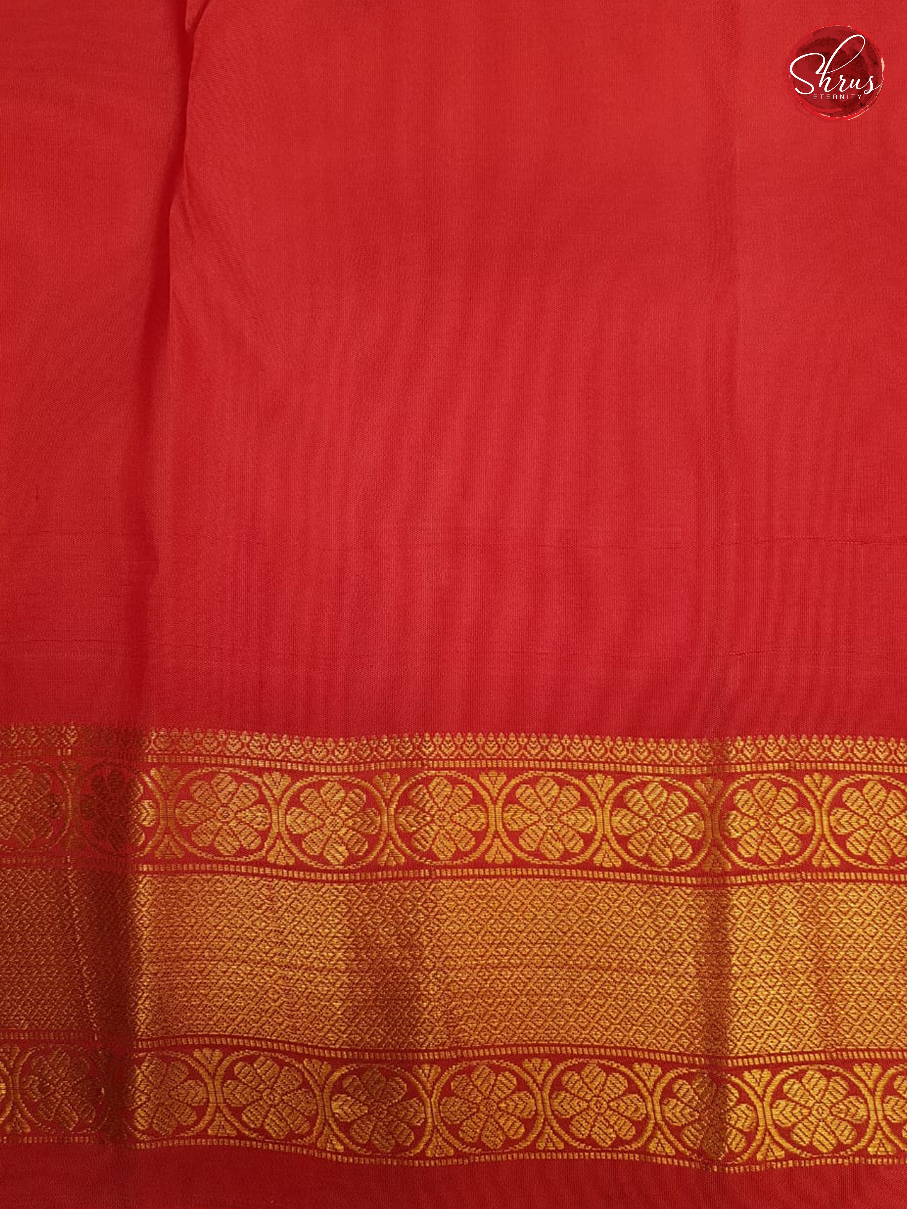 Cream & Red - Gadwal Silk - Shop on ShrusEternity.com