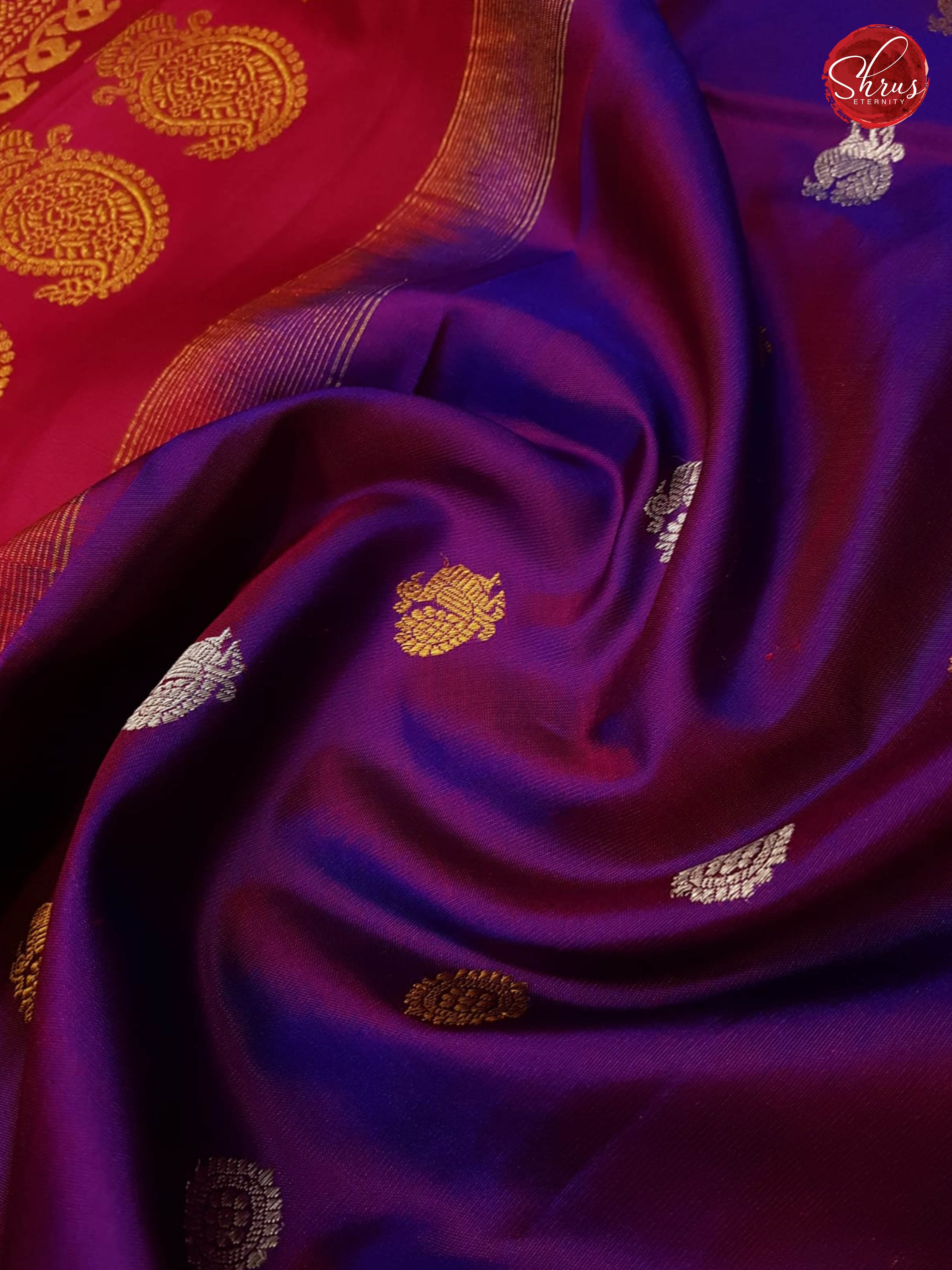 Purple & Pink - Gadwal Silk - Shop on ShrusEternity.com