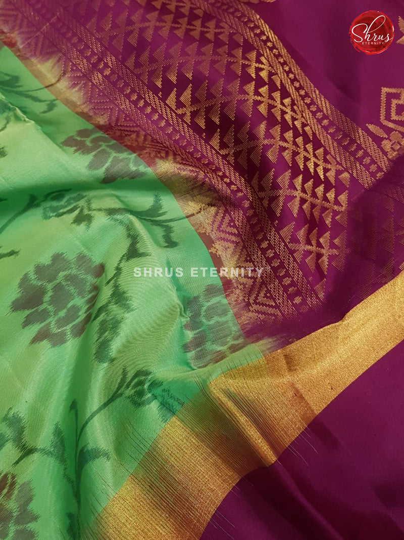 Sea Green & Purple - Soft Silk - Shop on ShrusEternity.com