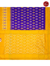 Violet & Yellow - Ikkat Silk - Shop on ShrusEternity.com