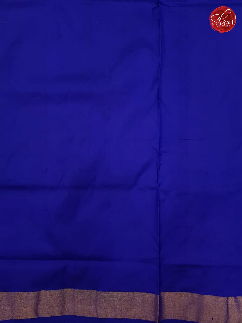 Fluorescent   & MS Blue - Ikkat Silk - Shop on ShrusEternity.com