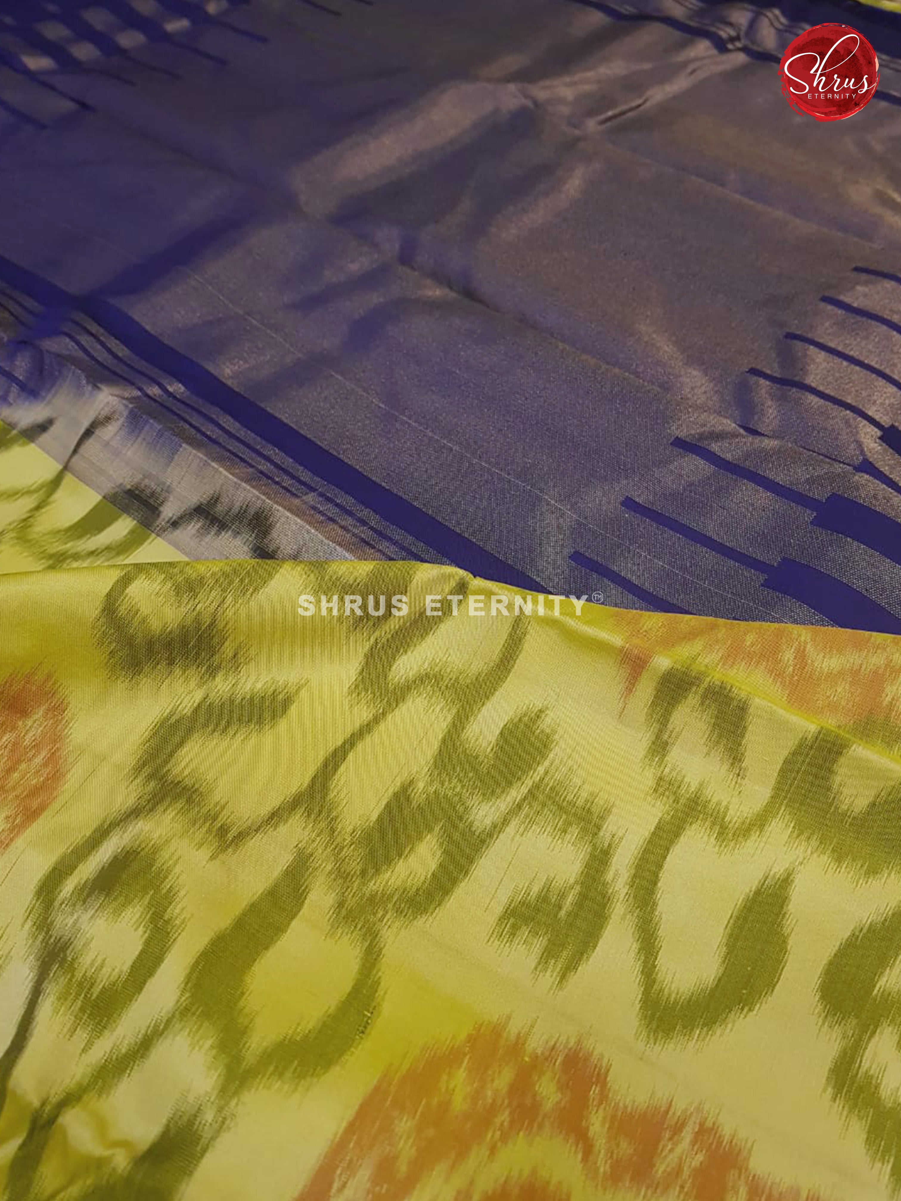 Elachi Green & Blue  - Soft Silk - Shop on ShrusEternity.com