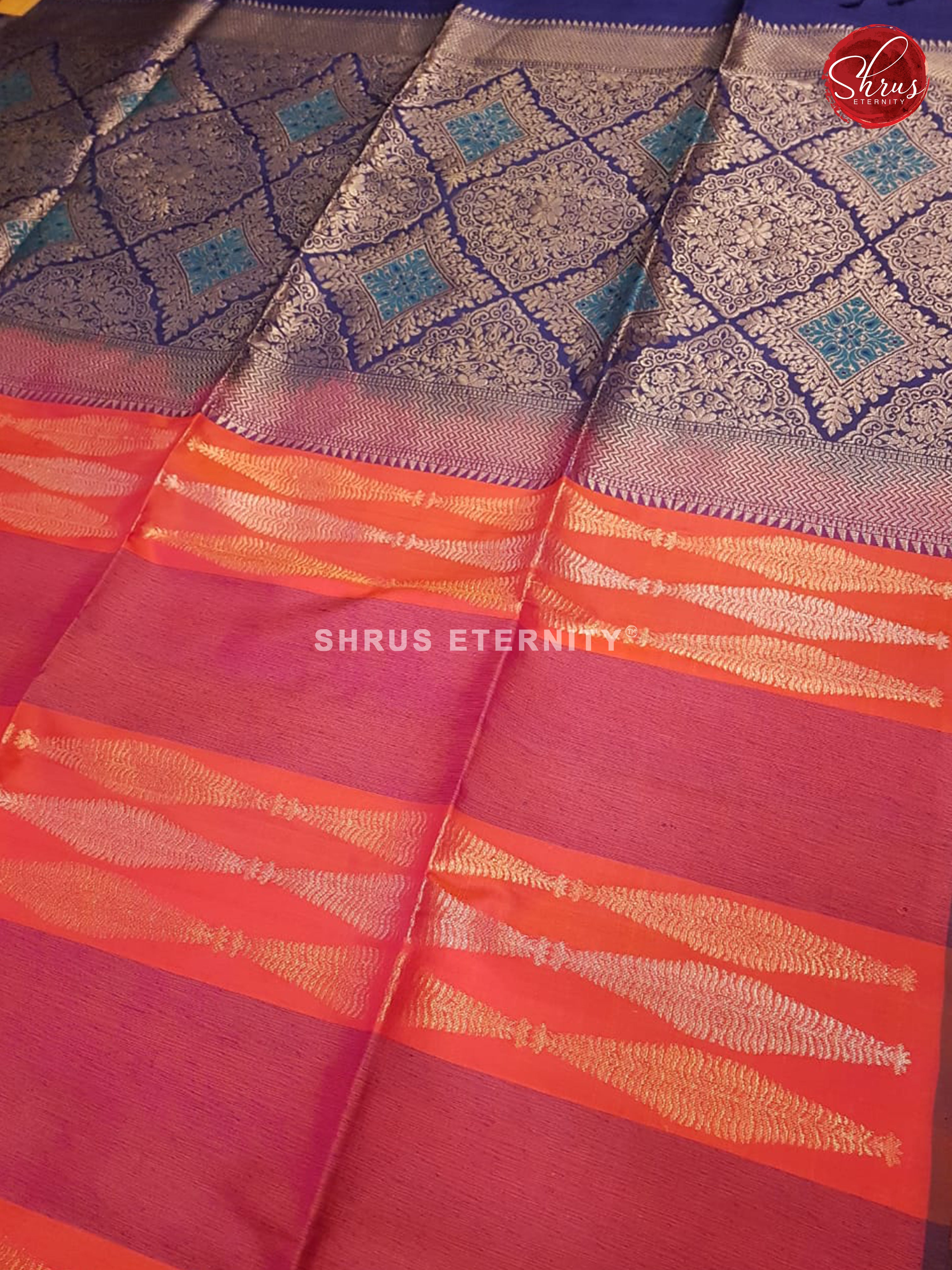 Orange & Blue  - Soft Silk - Shop on ShrusEternity.com