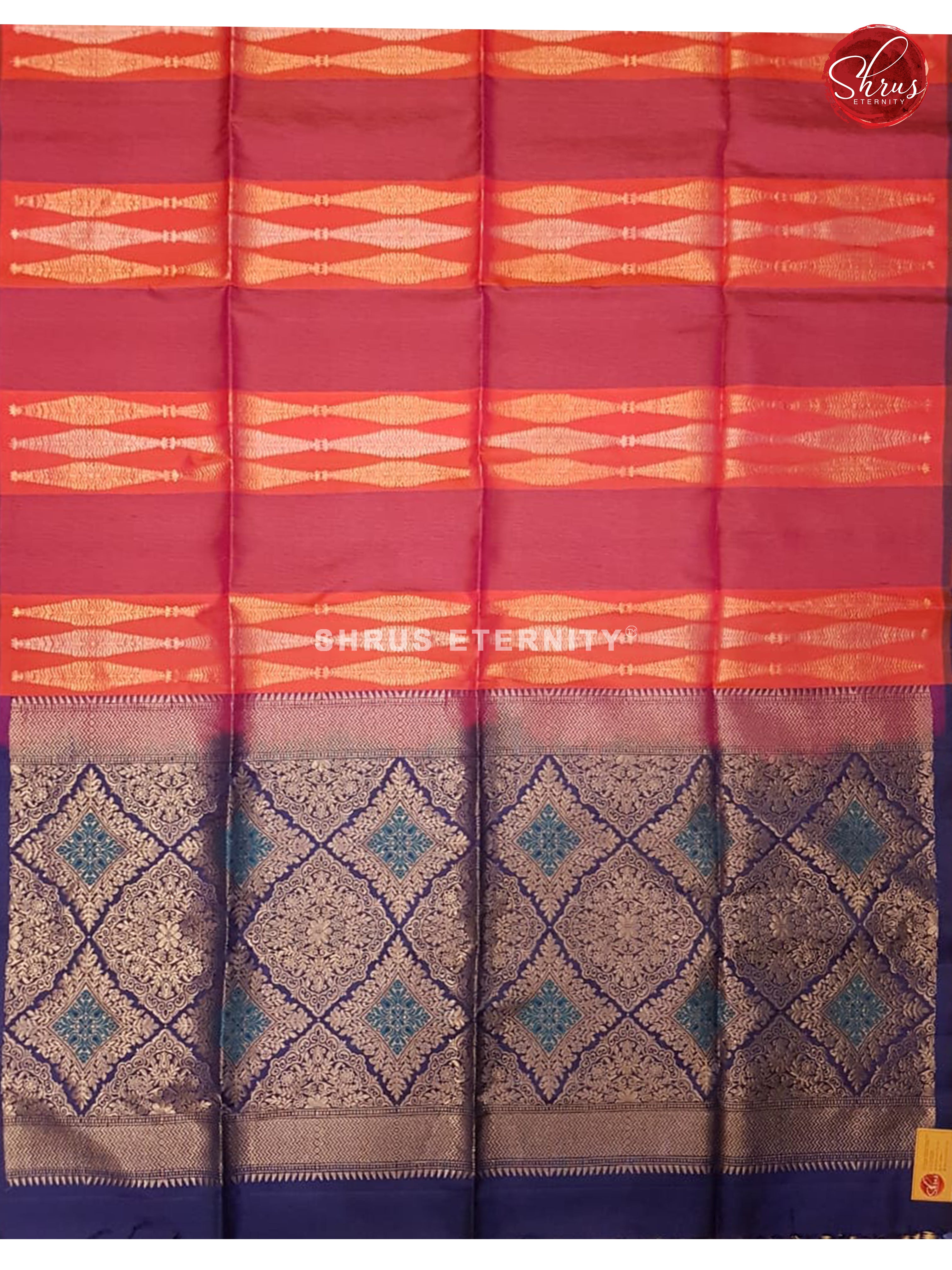 Orange & Blue  - Soft Silk - Shop on ShrusEternity.com