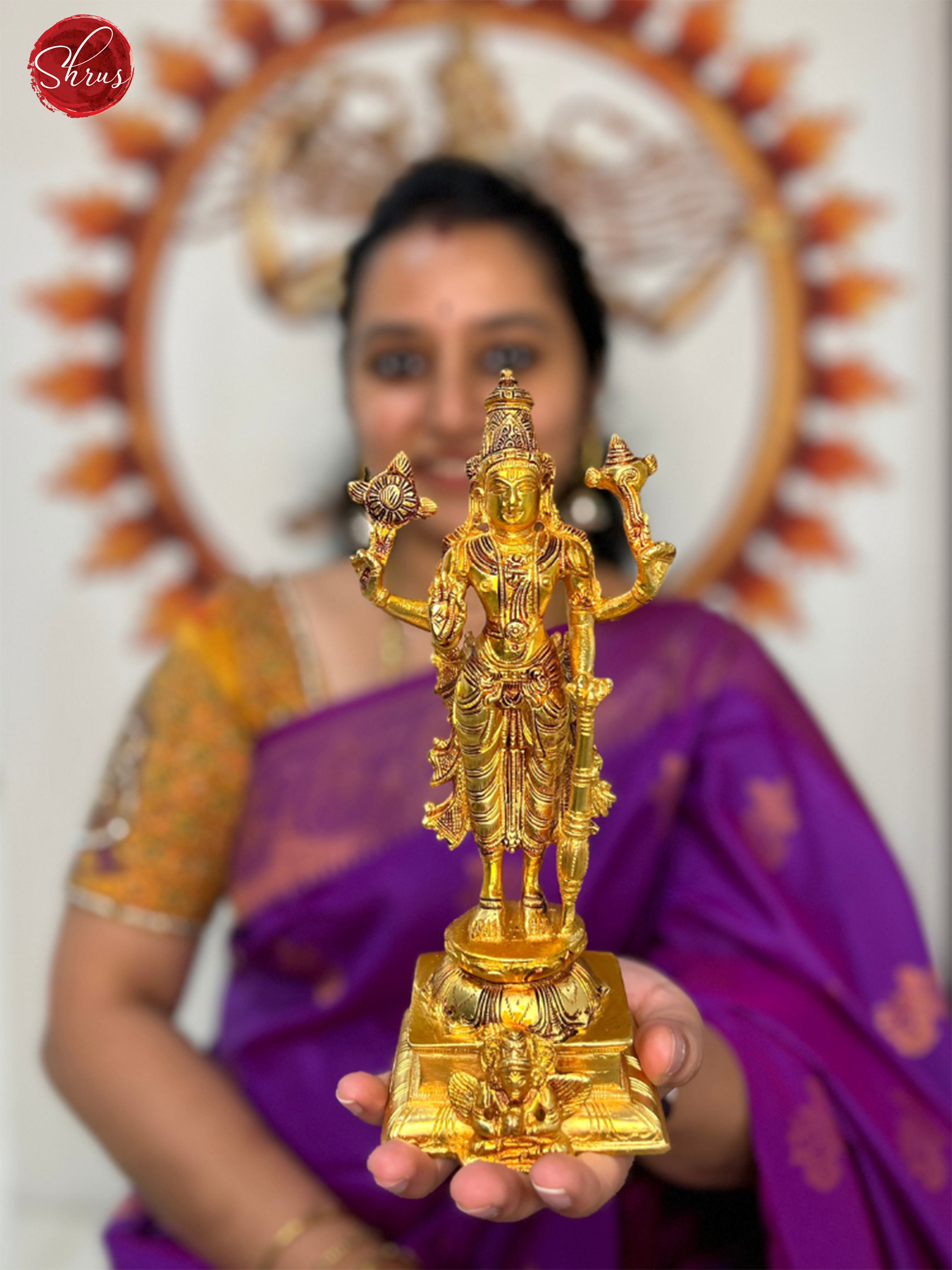 9.0" Standing Vishnu - Shop on ShrusEternity.com
