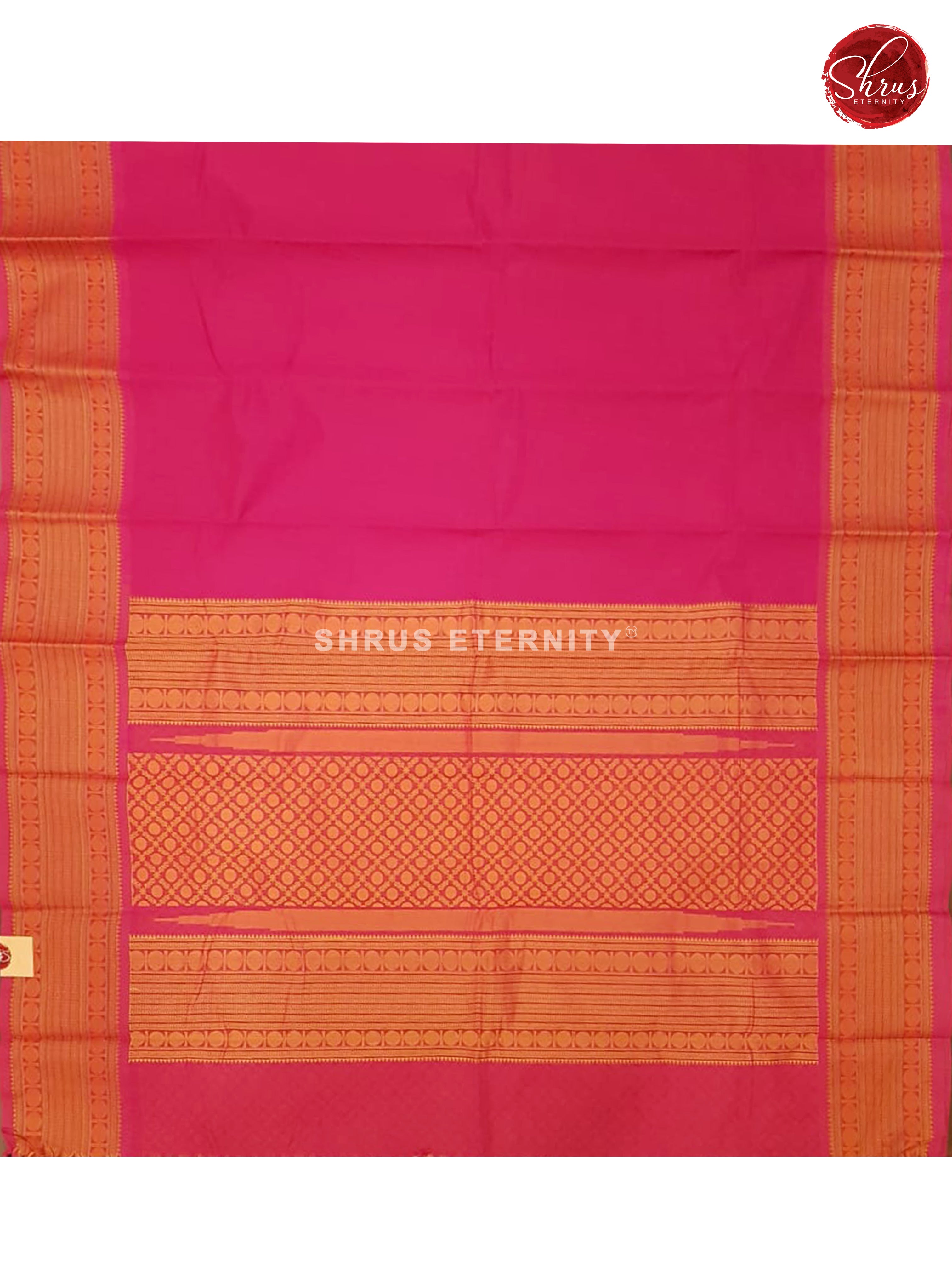 Pink & Orange - Kanchi cotton - Shop on ShrusEternity.com