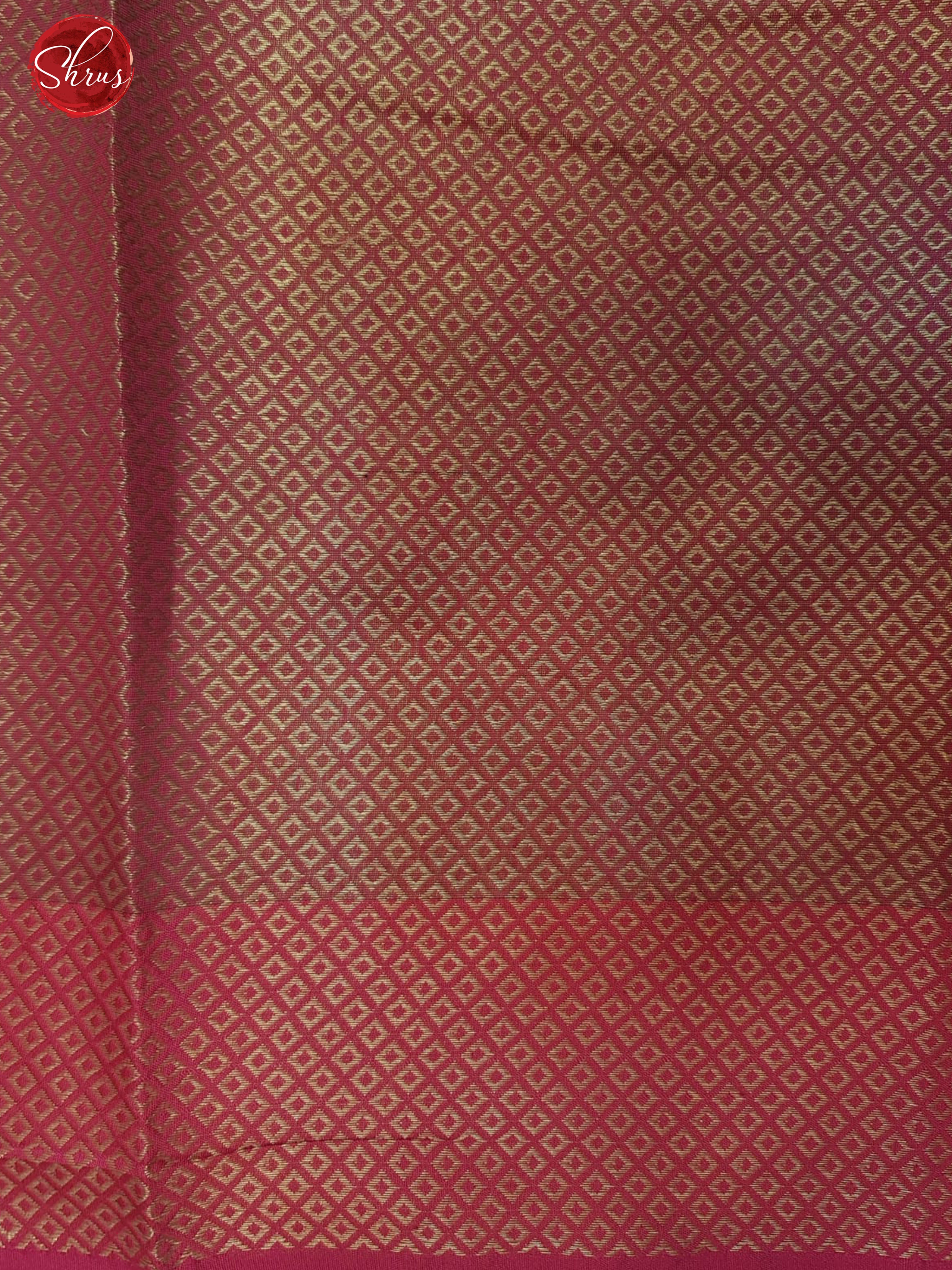 Blue & Pink - Banarasi Silk COttonwith zari woven floral motifs on the body& Contrast Zari Border - Shop on ShrusEternity.com