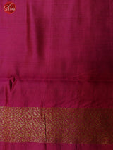 Lime Green & Majenta Pink - Banarasi Silk with zari woven buttas on the body & Contrast Zari Border - Shop on ShrusEternity.com