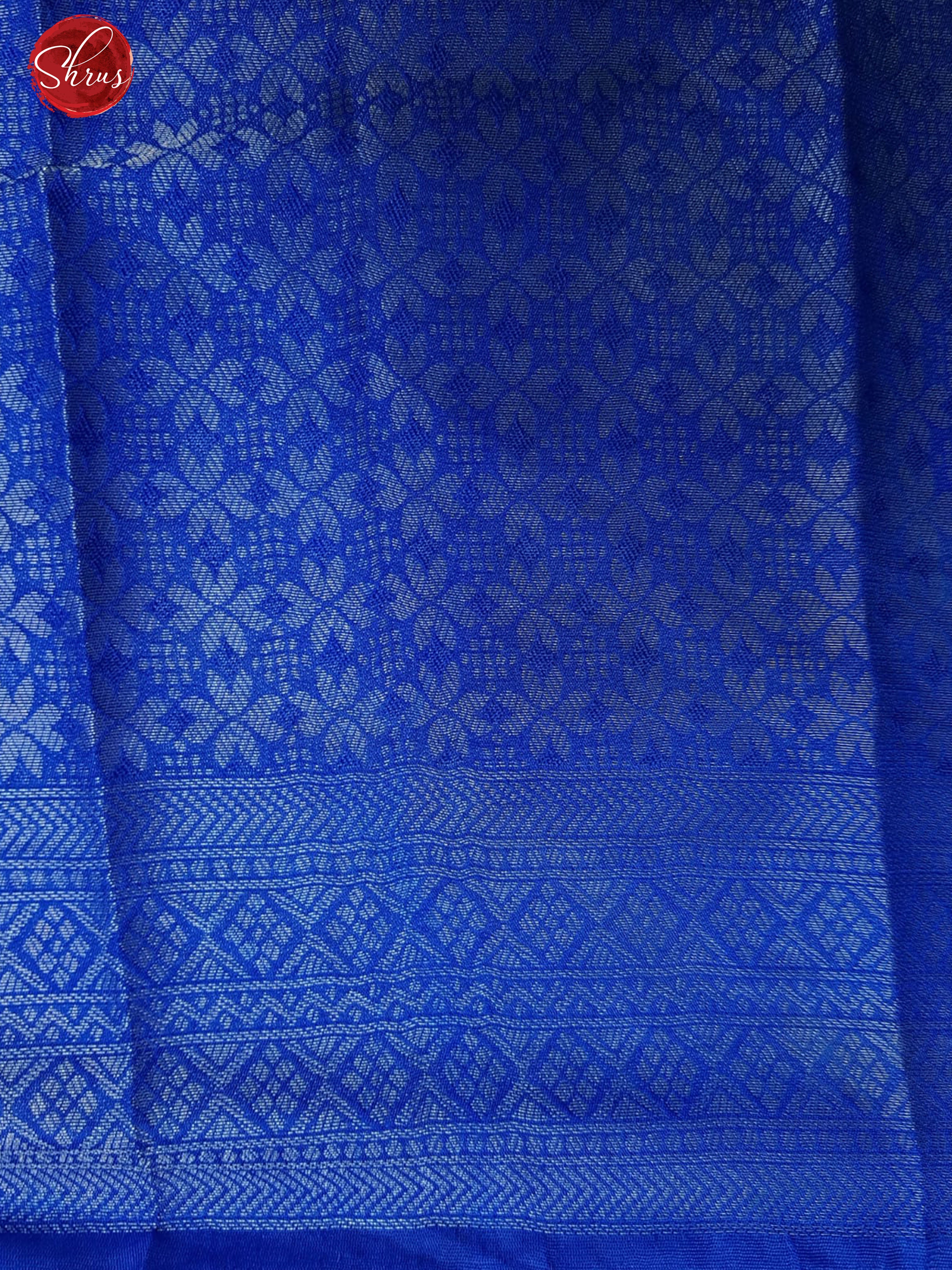 Beige & Blue - Semi Georgette with floral print on the body & Zari Border - Shop on ShrusEternity.com