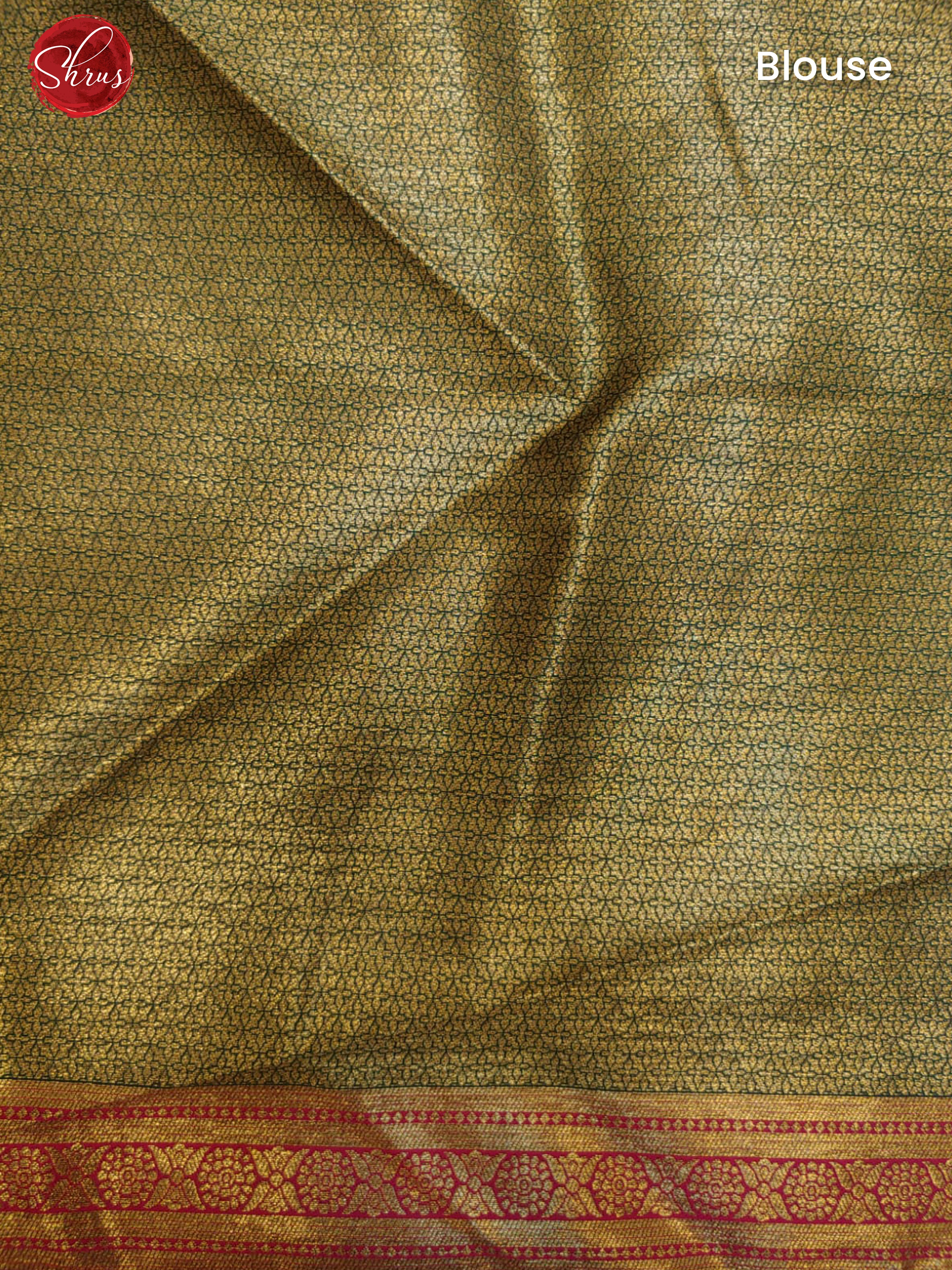 Red & Peacock Green - Chiffon  Semi Stitched  Lehenga with zari brocade skirt & Contrast Dupatta - Shop on ShrusEternity.com