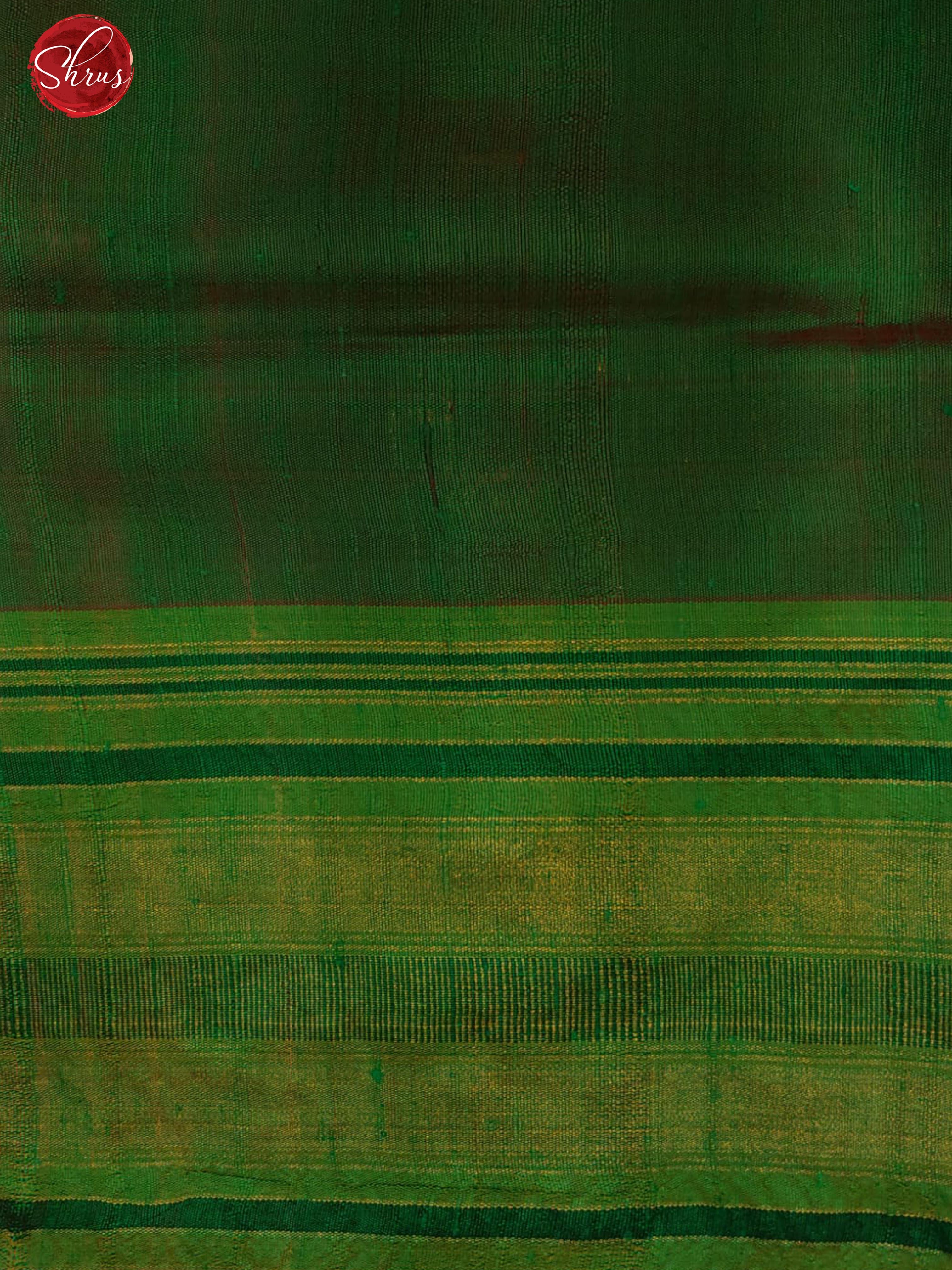 Pink & Green - Raw Silk with thread woven buttas on the body & contrast zari border - Shop on ShrusEternity.com