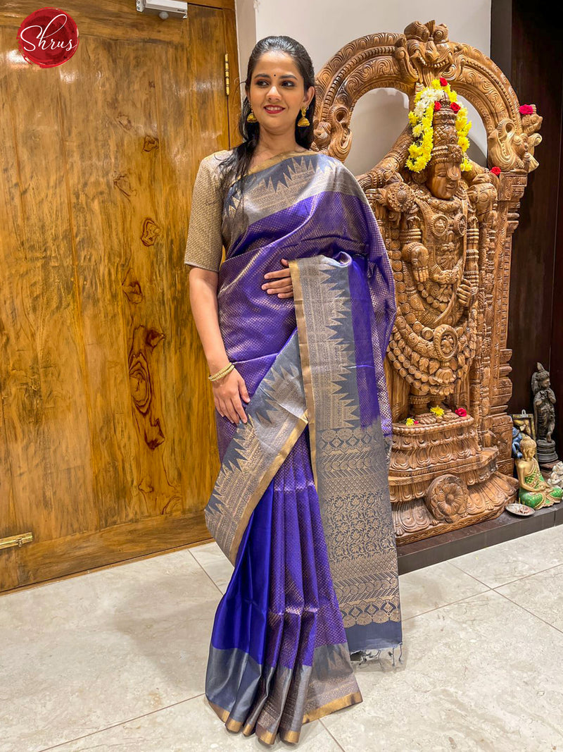 Golden Tissue With Temple Design Border Traditional Handloom Set Saree. |  Jolly Silks - The Destination Of Silks | Online shopping site