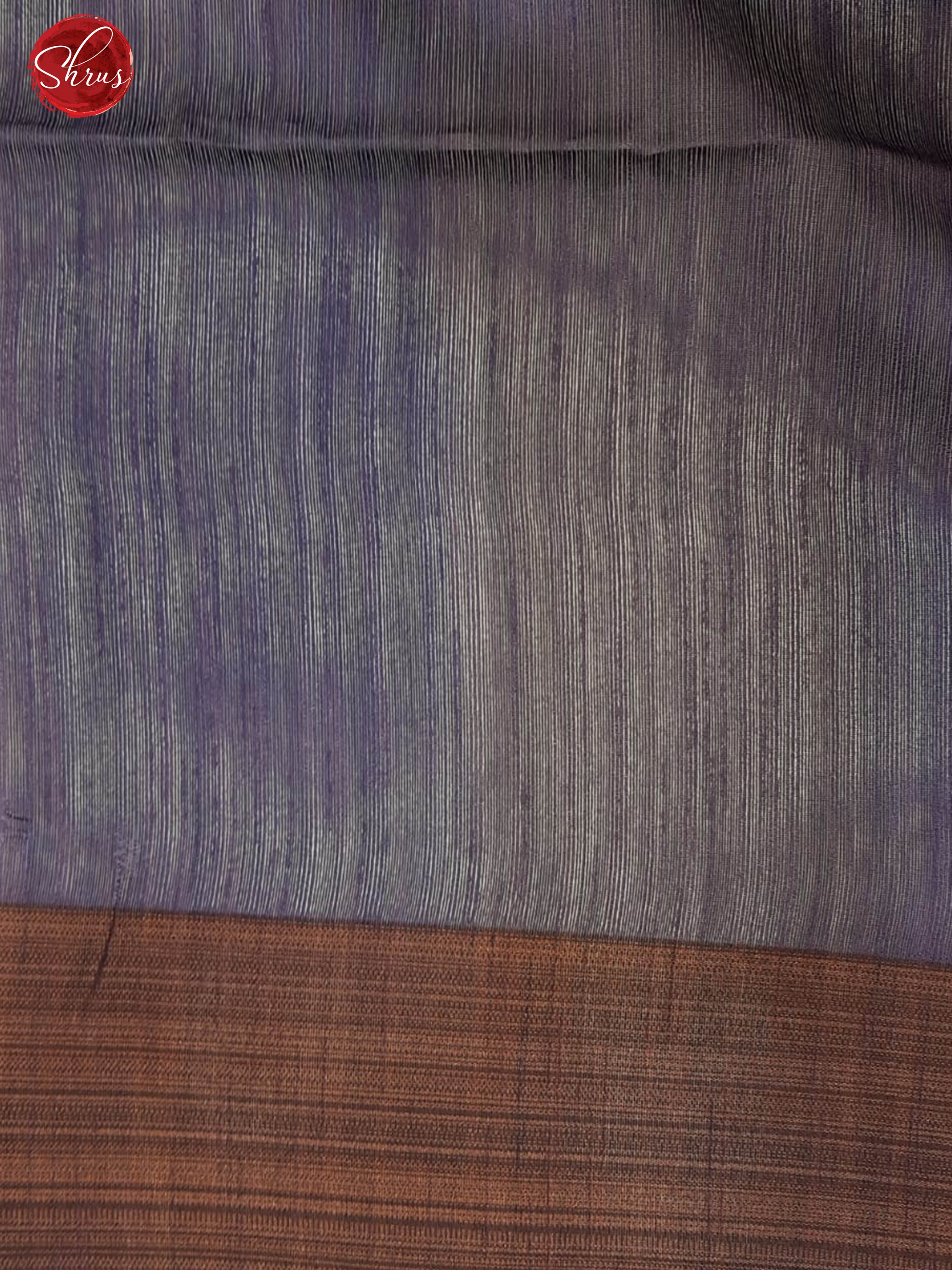 Cream & Purple -Semi Jute with kalamkari floral  Printed Body & contrast Border - Shop on ShrusEternity.com
