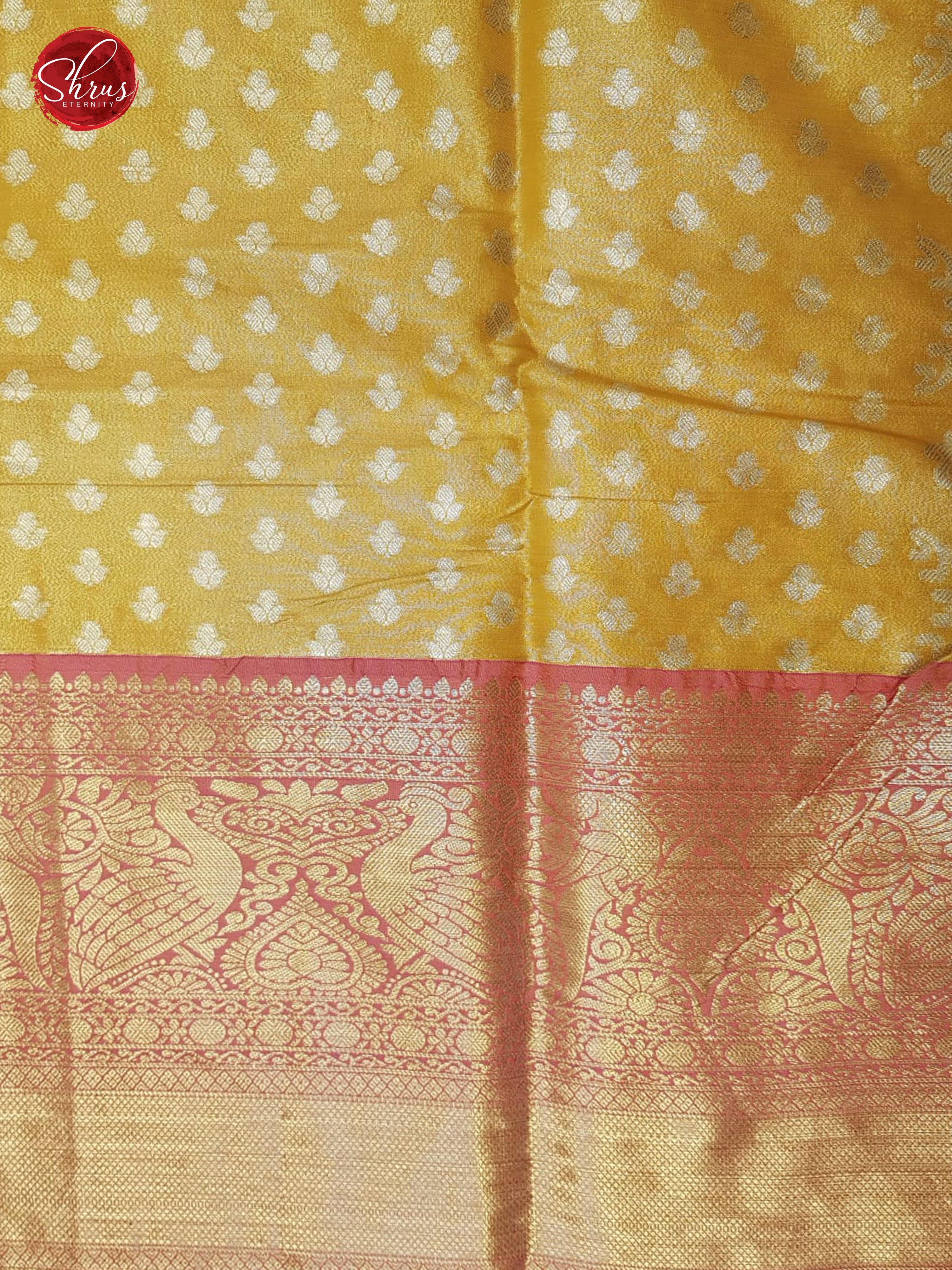 Gold and Pink - Tissue Banarasi - Shop on ShrusEternity.com