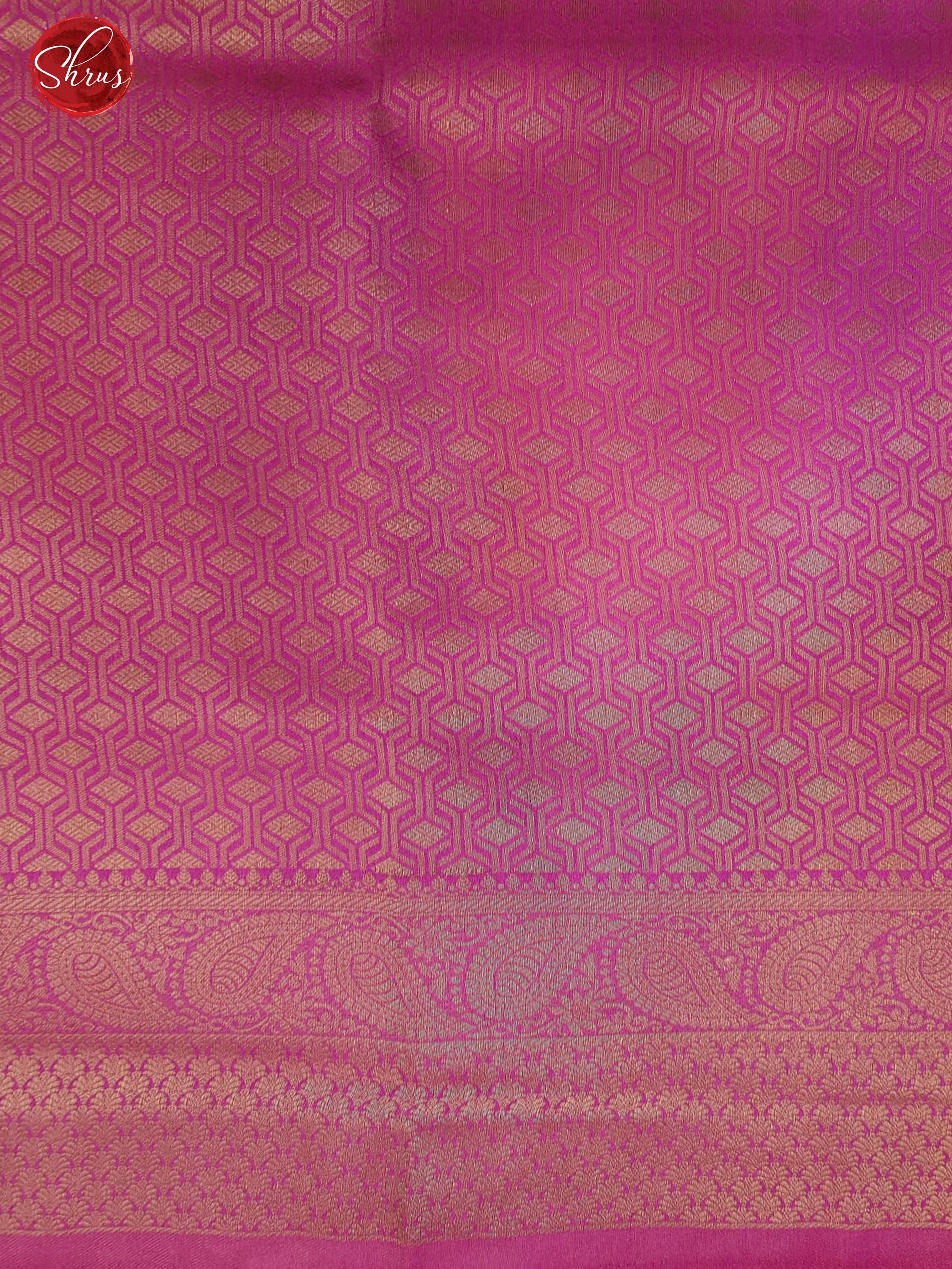 Cream & Pink - Semi Georgette with floral print on  the body & Zari Border - Shop on ShrusEternity.com