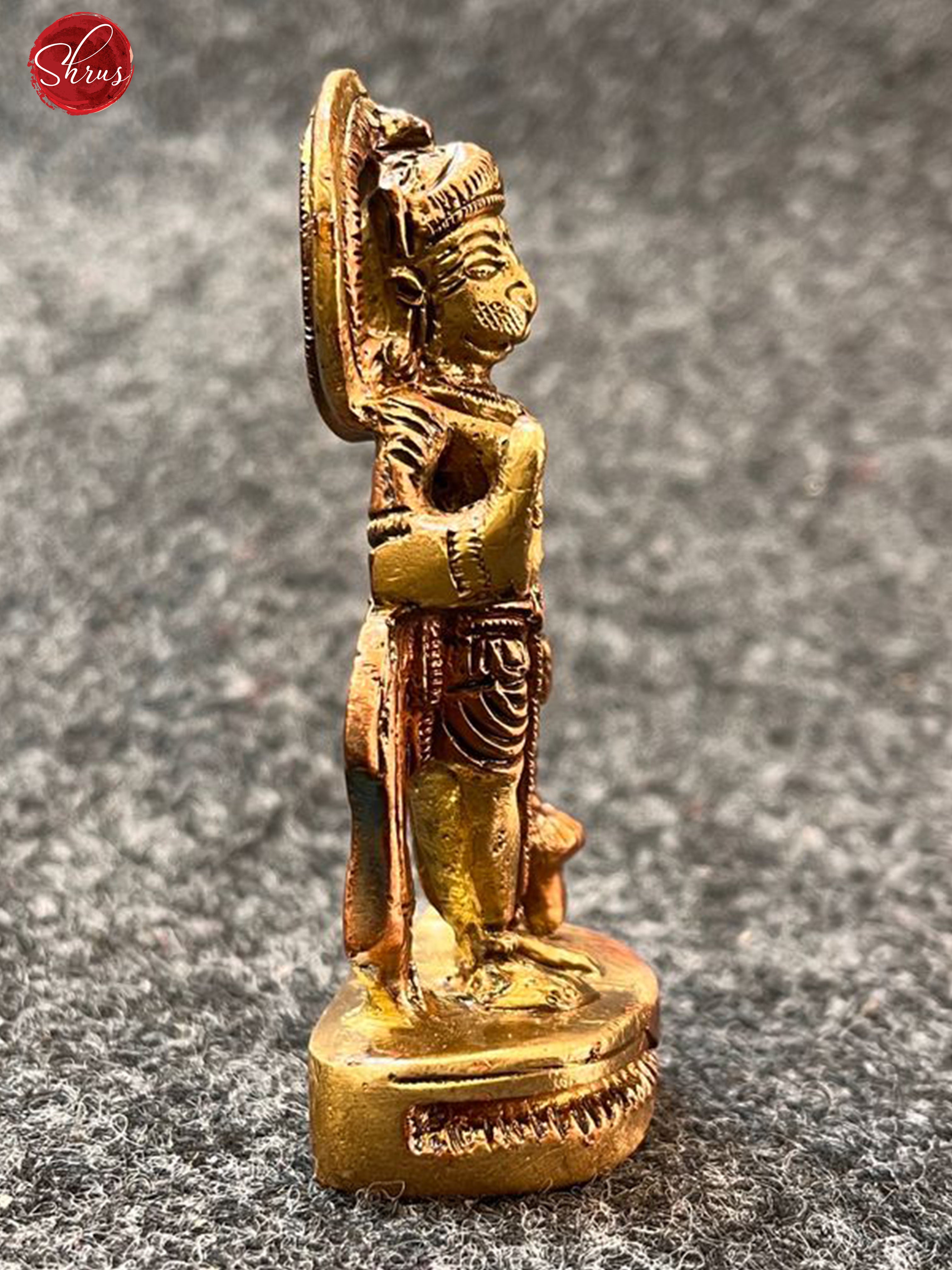 Antique Brass & Copper two toned Standing Hanuman - Shop on ShrusEternity.com