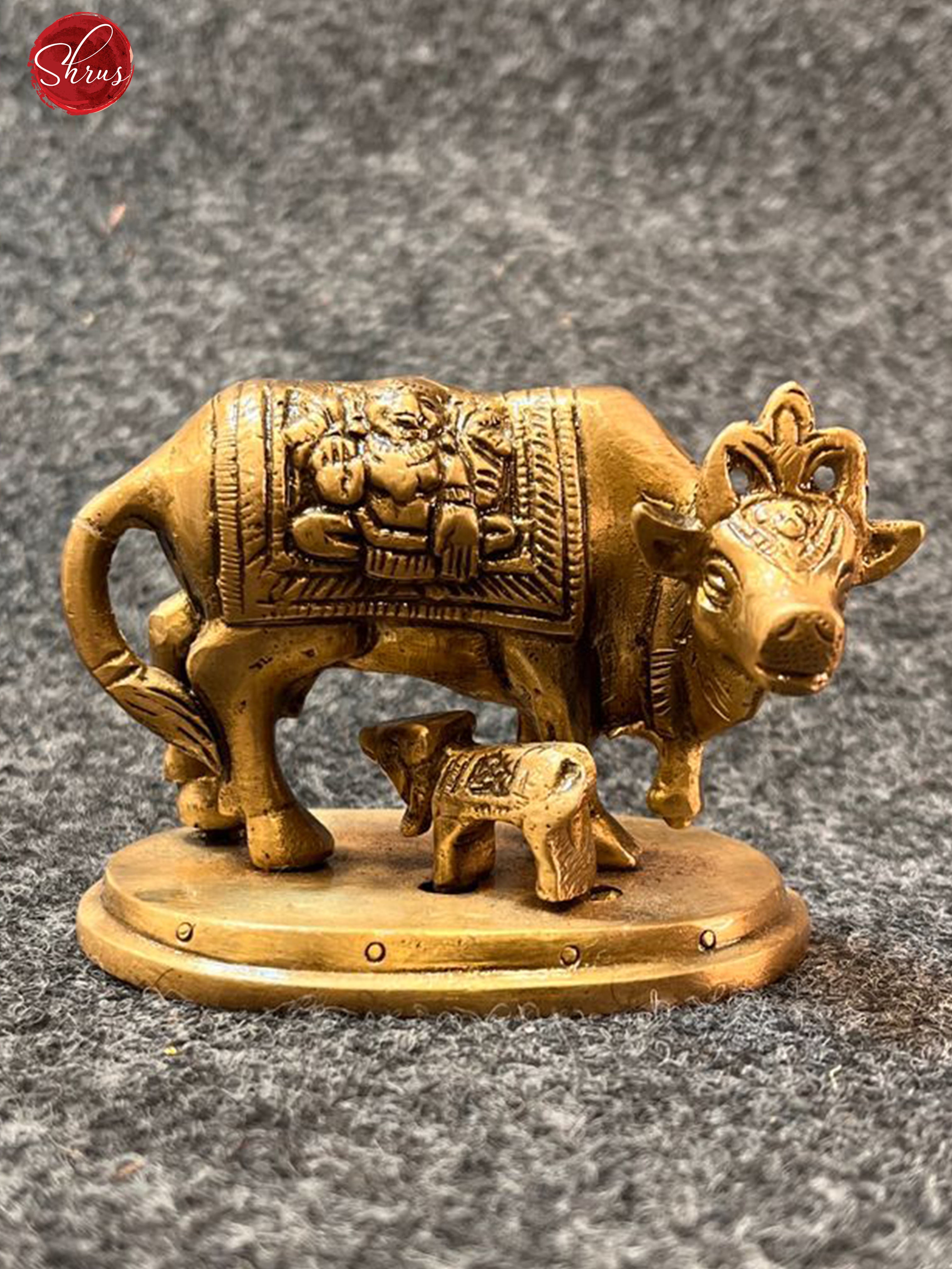 Ancient Antique Finish - Gomata with demigods & Calf - Shop on ShrusEternity.com