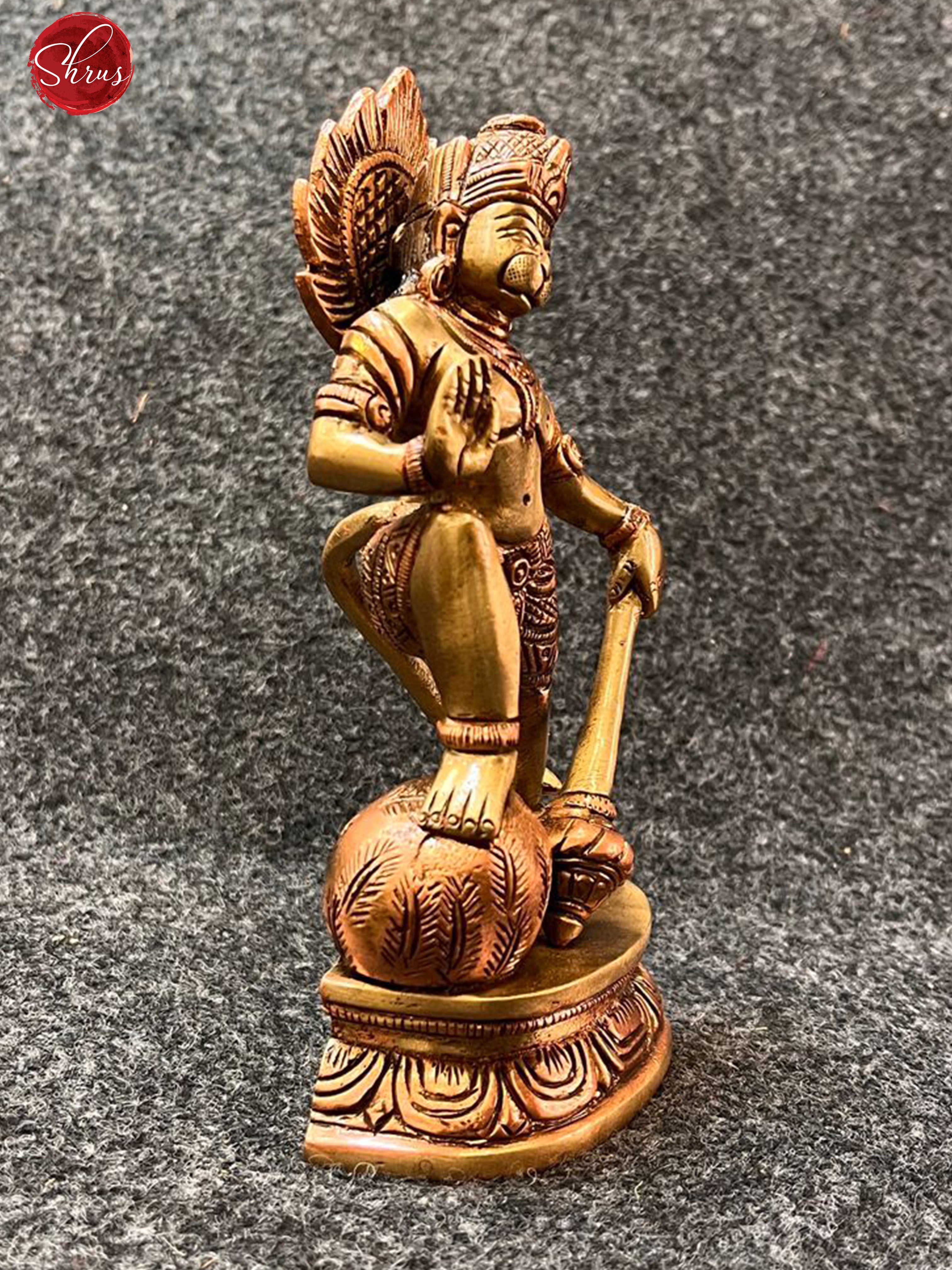 Antique Brass & Copper - Standing Hanuman - Shop on ShrusEternity.com