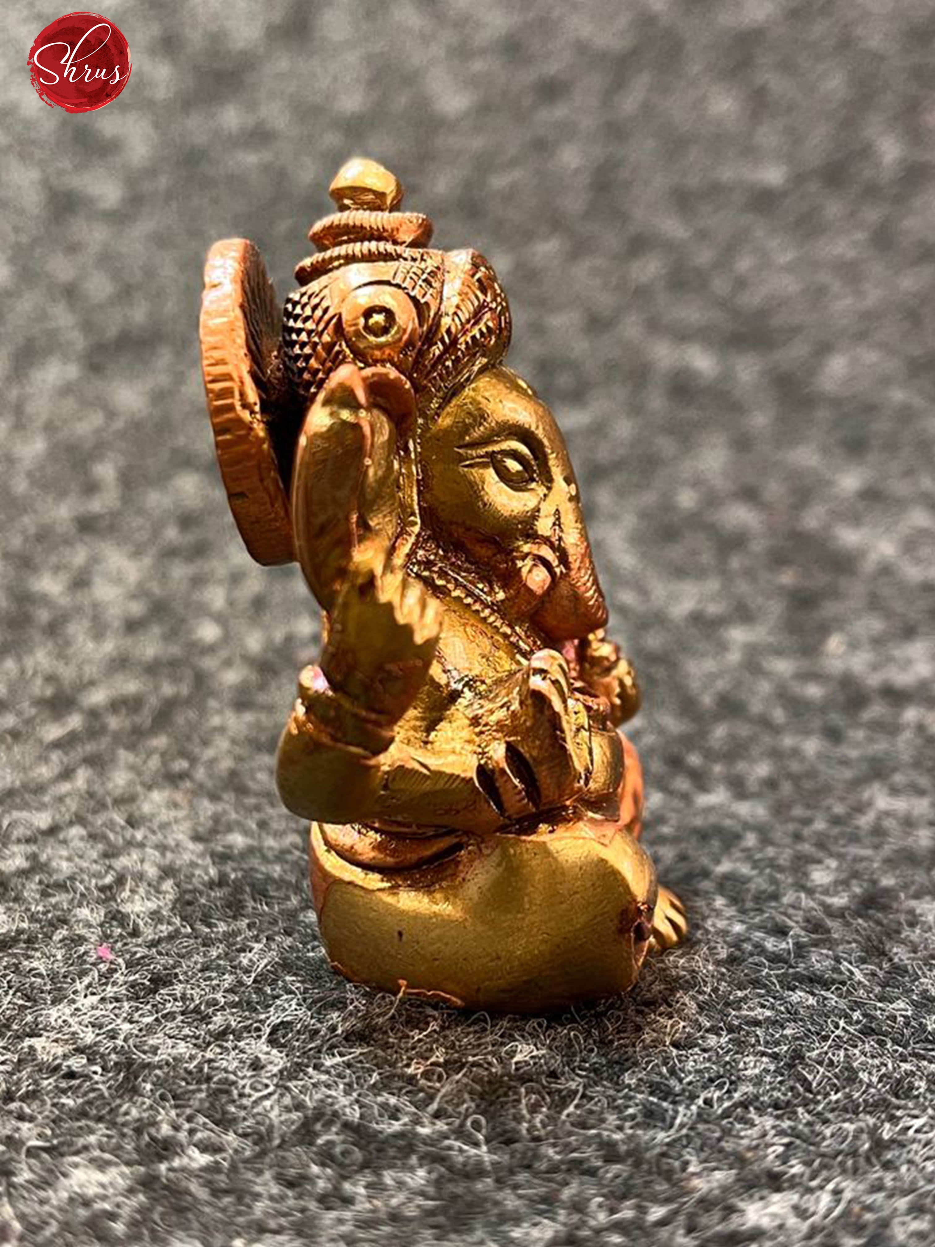 Antique Brass and Copper- Ganesha with Turban - Shop on ShrusEternity.com