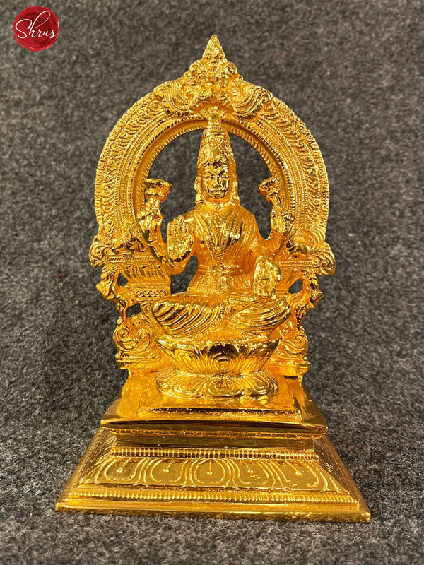 24 Kt Gold Coated Goddess Lakshmi with Arch - Shop on ShrusEternity.com