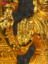 24 Kt Gold Coated Goddess Lakshmi with Arch - Shop on ShrusEternity.com