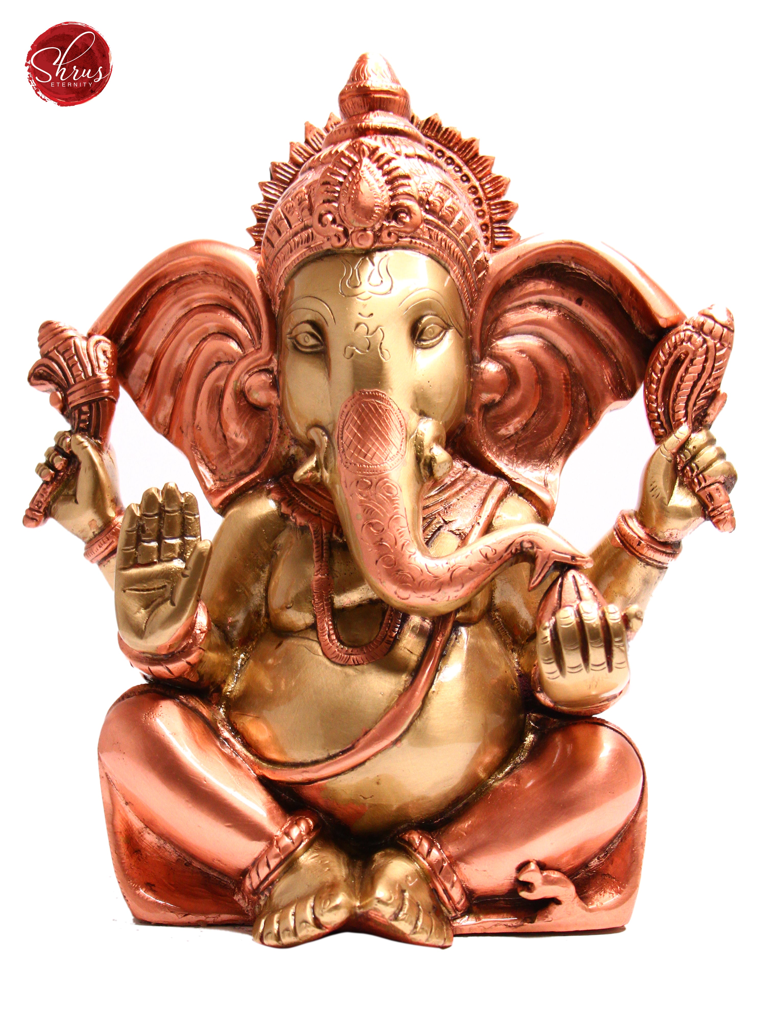Antique Brass and Copper- Ganesha - Shop on ShrusEternity.com